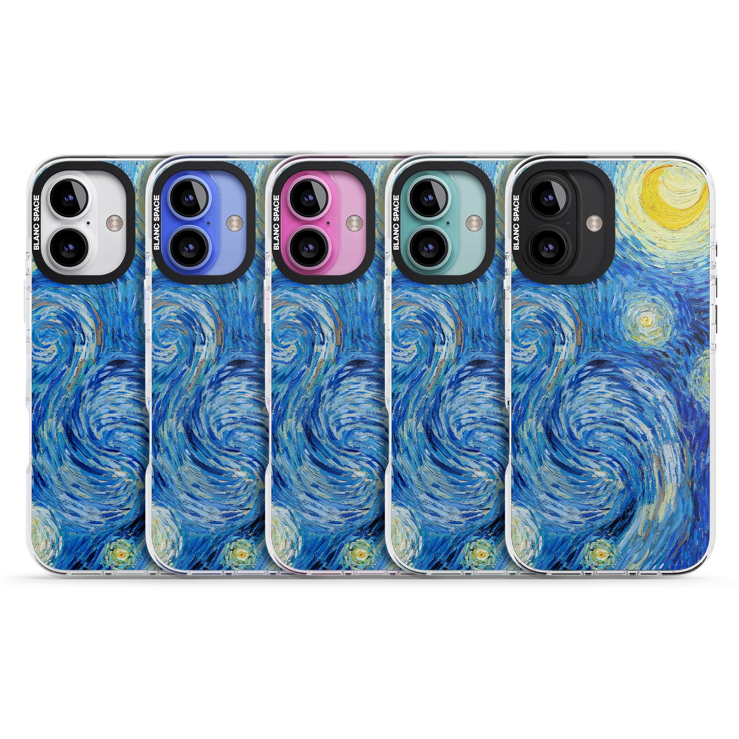 iPhone 16 Pro Max The Starry Night by Vincent Van Gogh Black Impact Phone Case