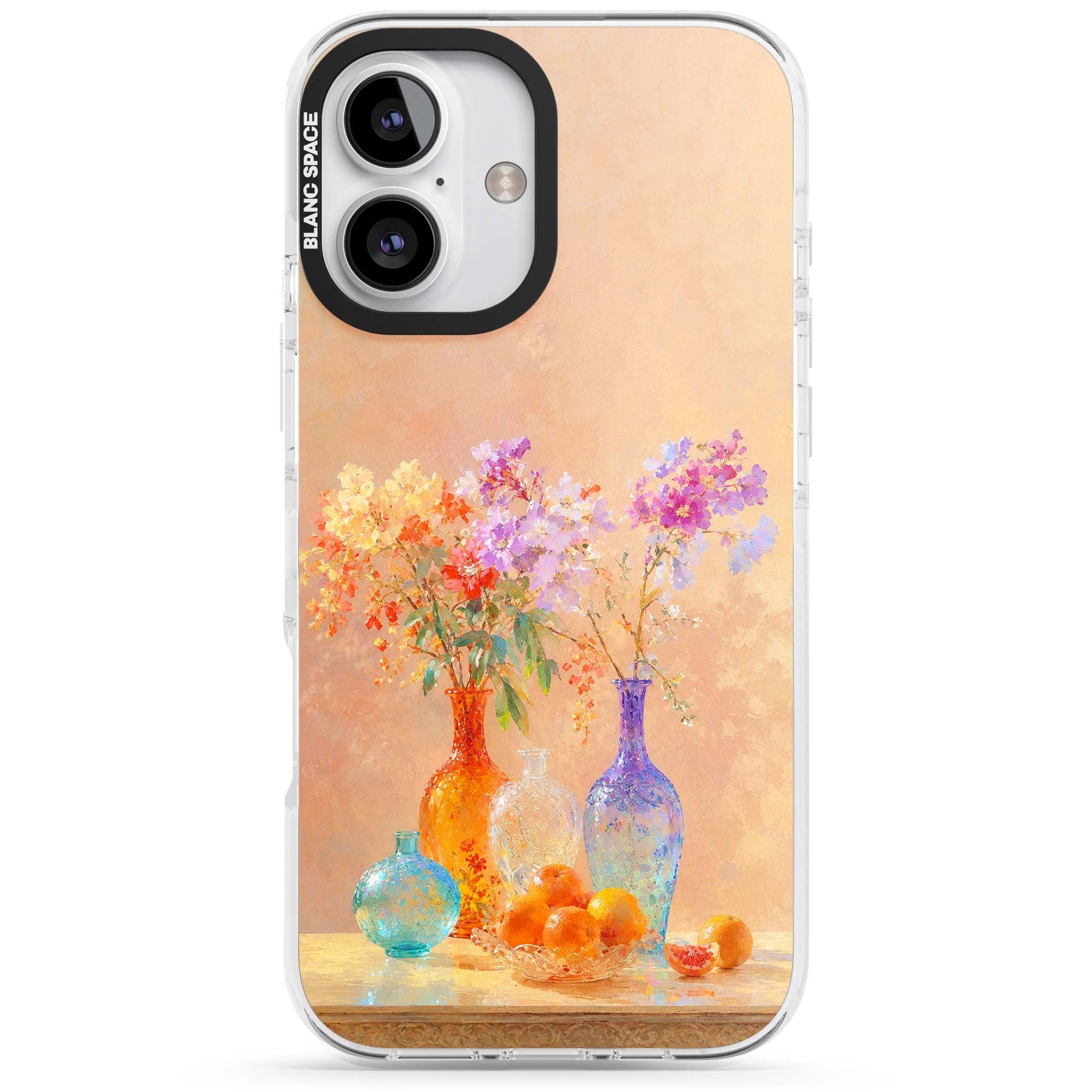 Peach Glass art iPhone case | Impact Magsafe case for iPhone 16, iPhone 16 Plus