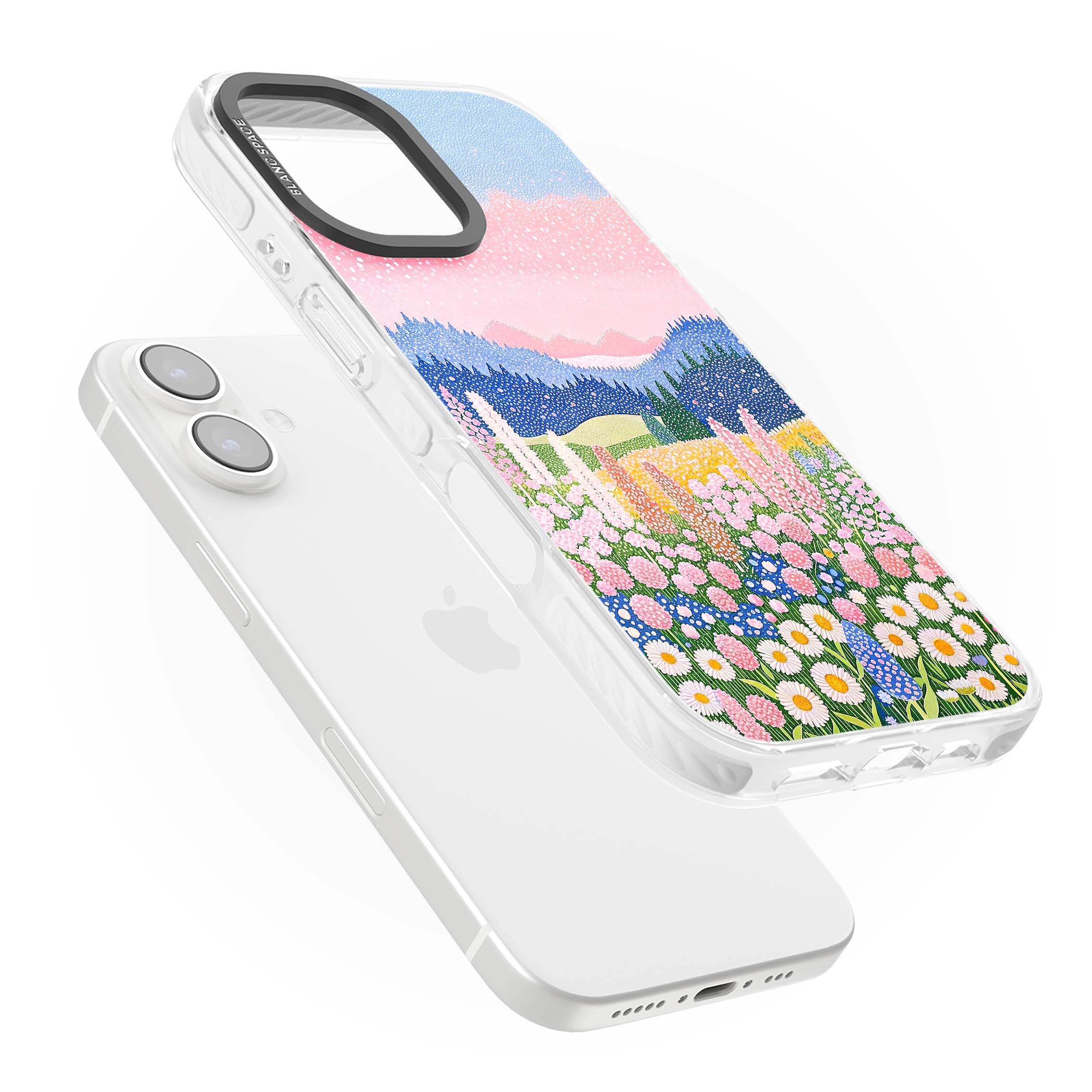 Valley Horizon cottagecore iPhone case | Clear Impact case for iPhone 16, iPhone 16 Plus