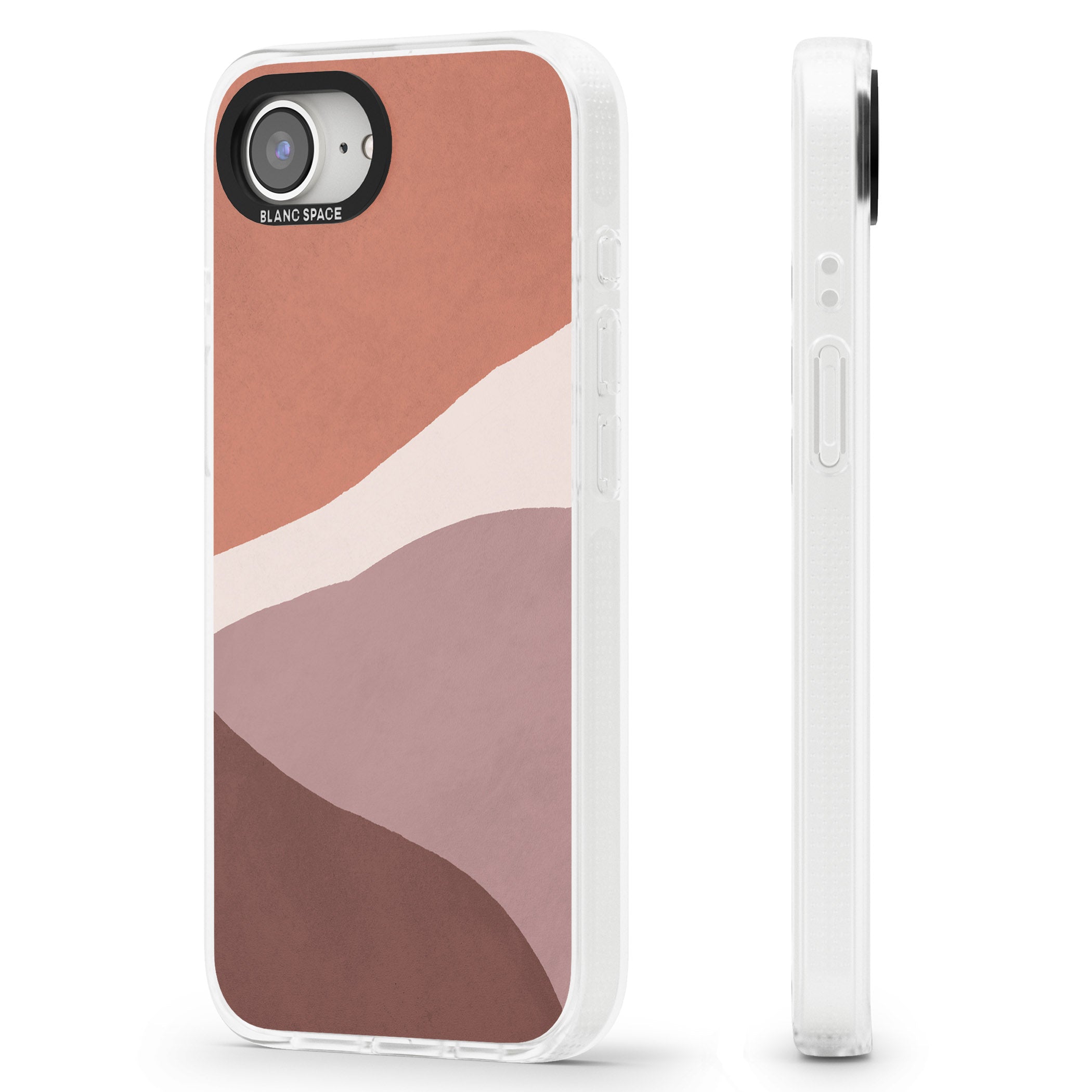 Lush Abstract Watercolour Design #2 iPhone 16e Clear Case Impact Air - Blanc Space