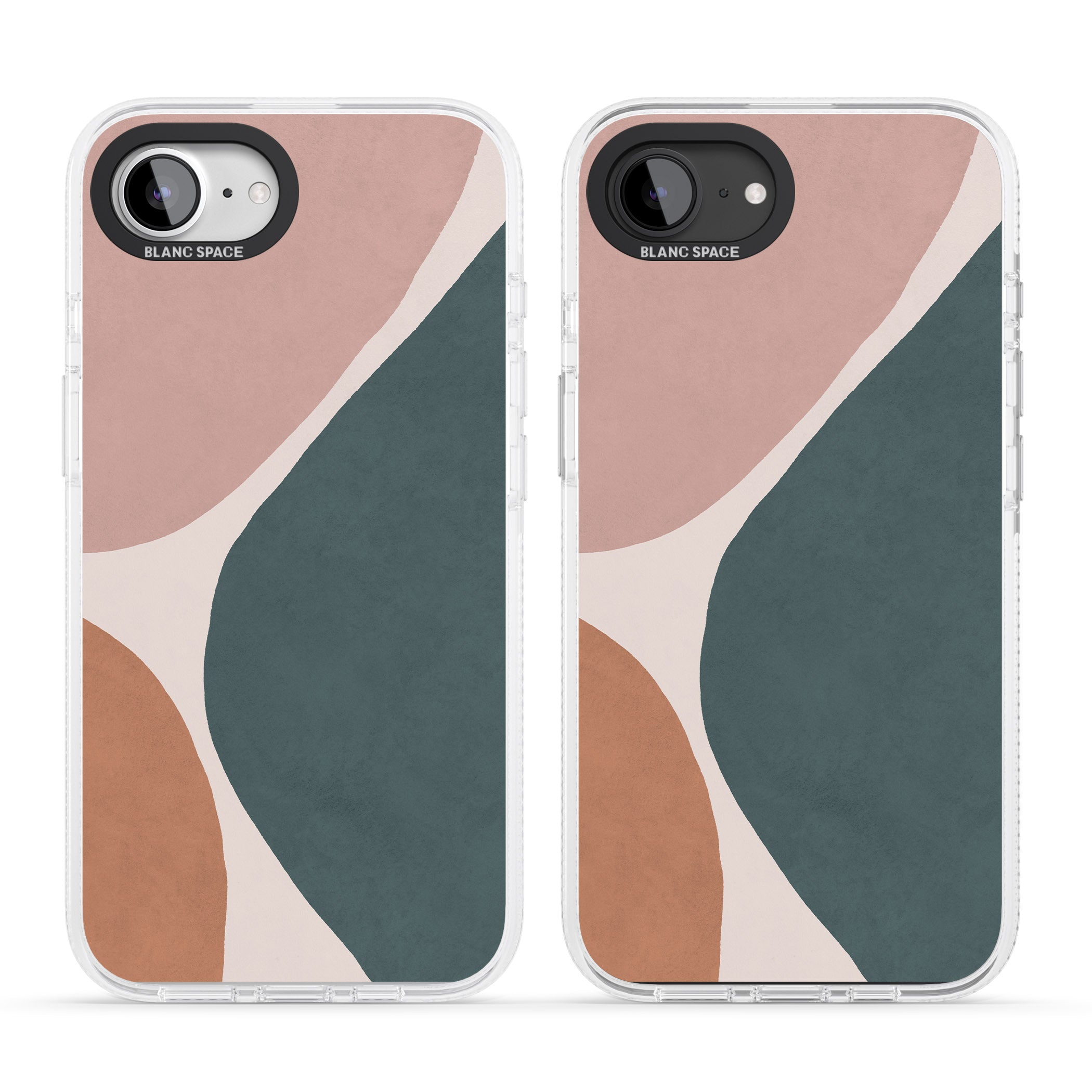 Lush Abstract Watercolour Design #8 iPhone 16e Clear Case Impact Air - Blanc Space