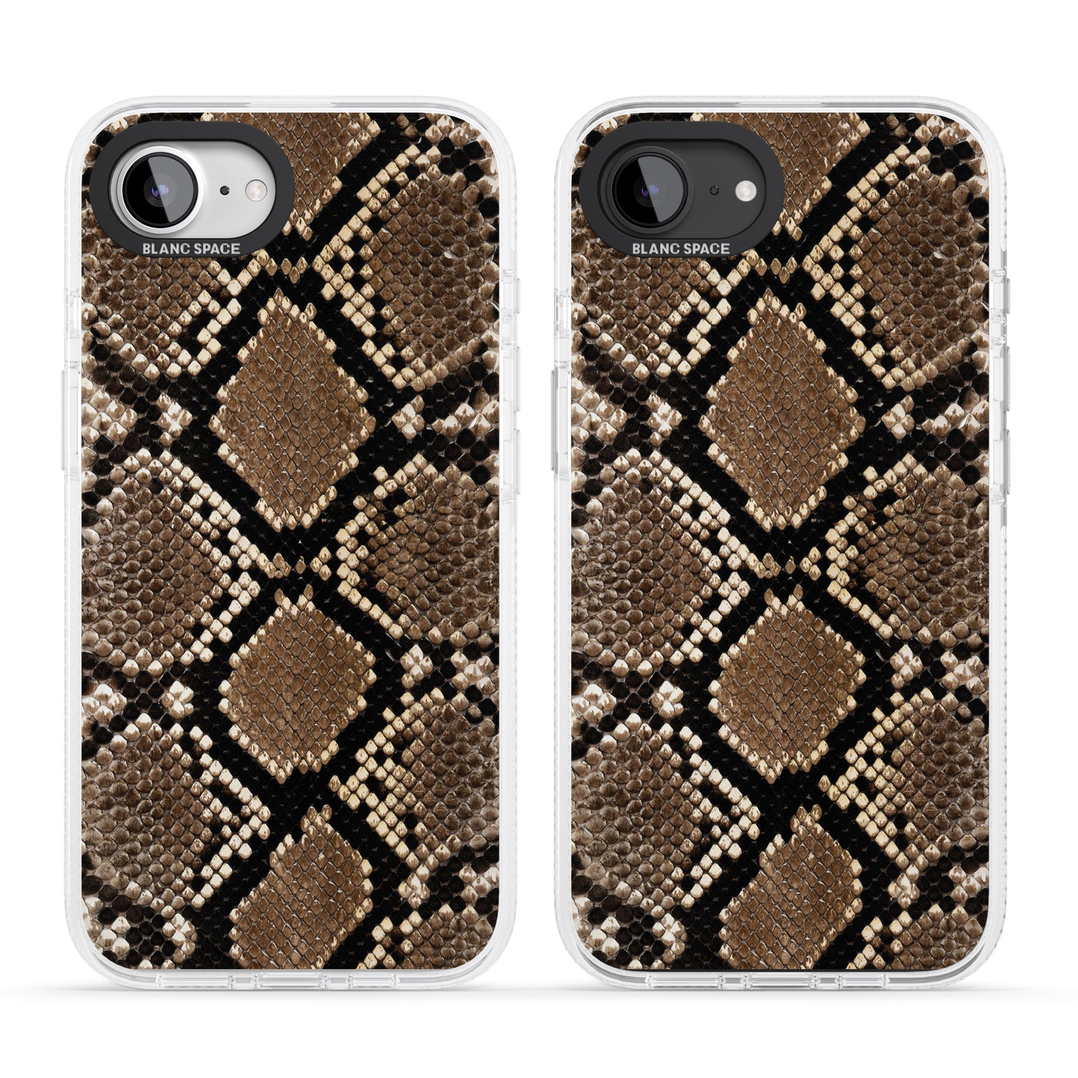Snakeskin iPhone 16e Clear Case Impact Air - Blanc Space