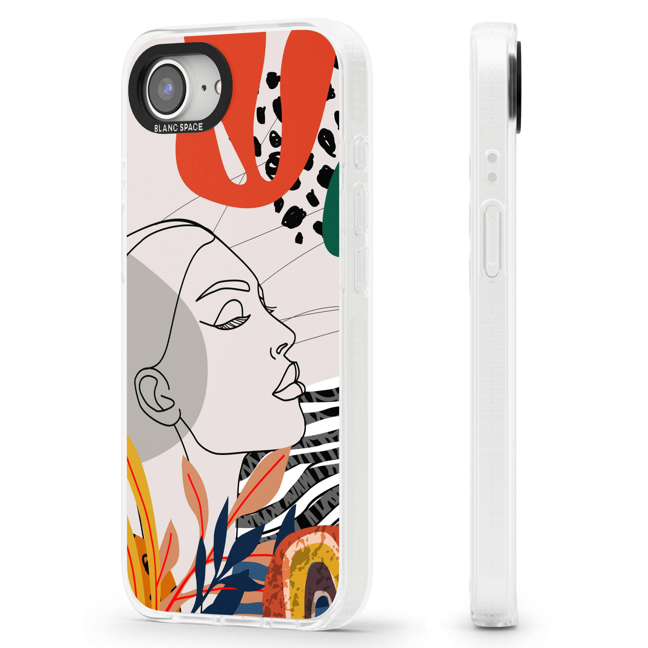 Girl Gone Wild iPhone 16e Clear Case Impact Air - Blanc Space