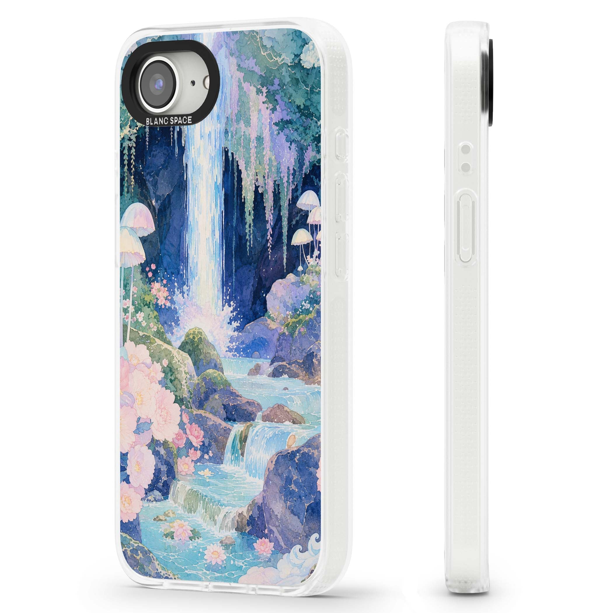 Mystic Waterfall art iPhone case | Clear Case Impact Air case for iPhone 16e, iPhone 17e