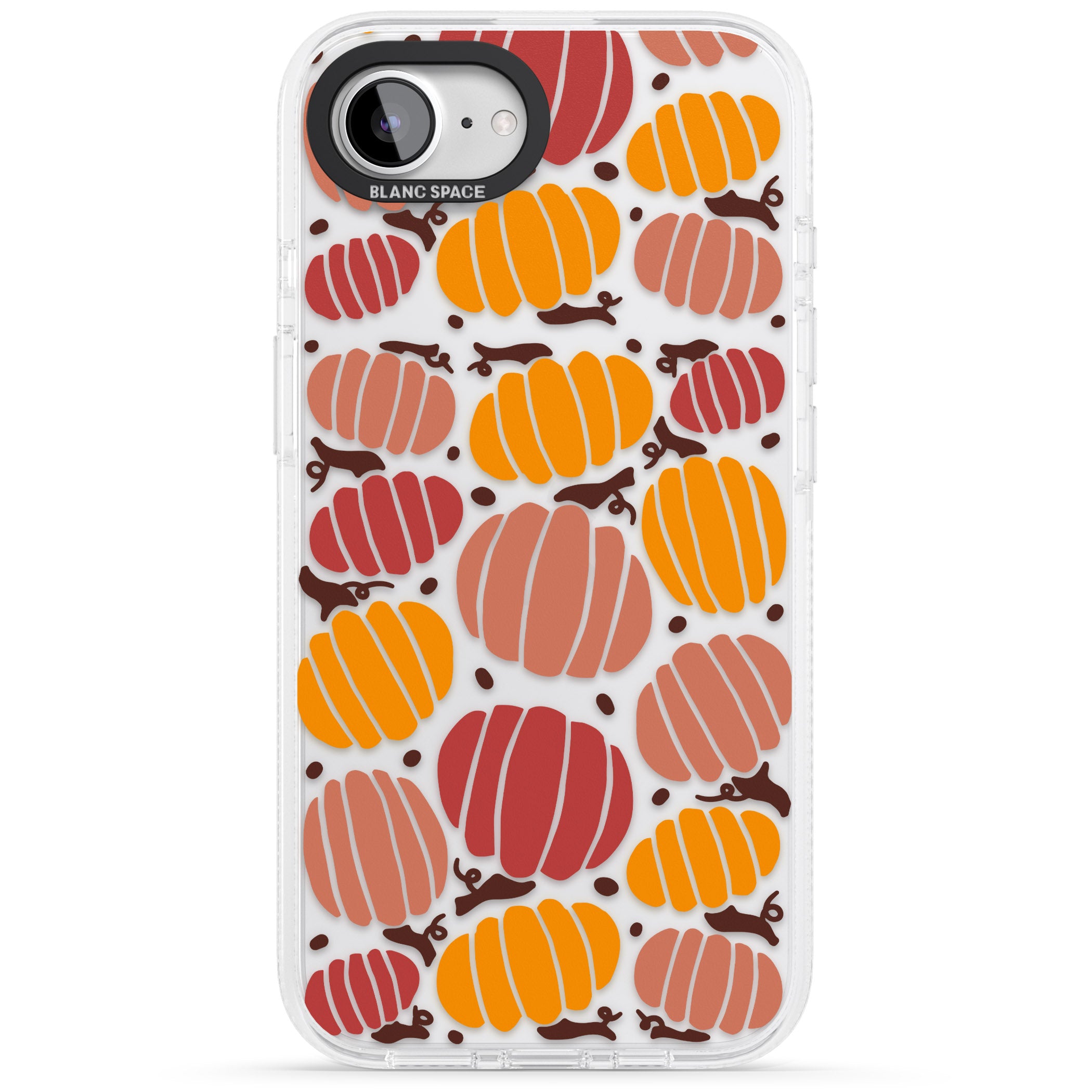 Autumn Pumpkin Patch iPhone 16e Clear Case Impact Air - Blanc Space