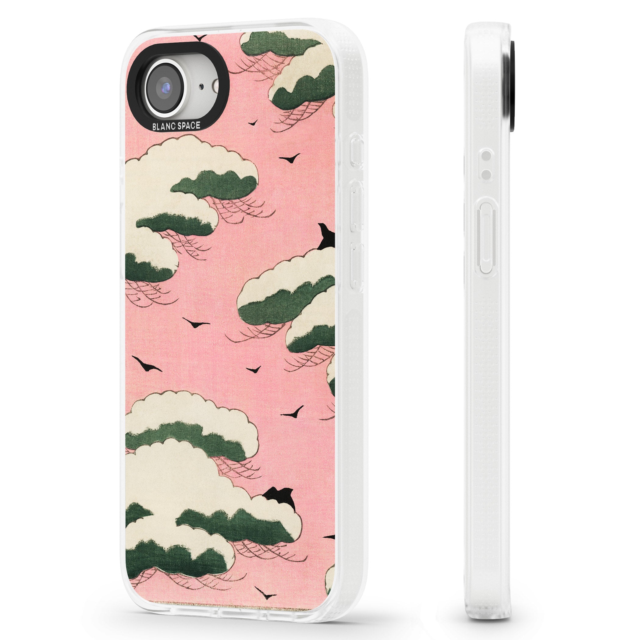 Japanese Pink Sky by Watanabe Seitei iPhone 16e Clear Case Impact Air - Blanc Space