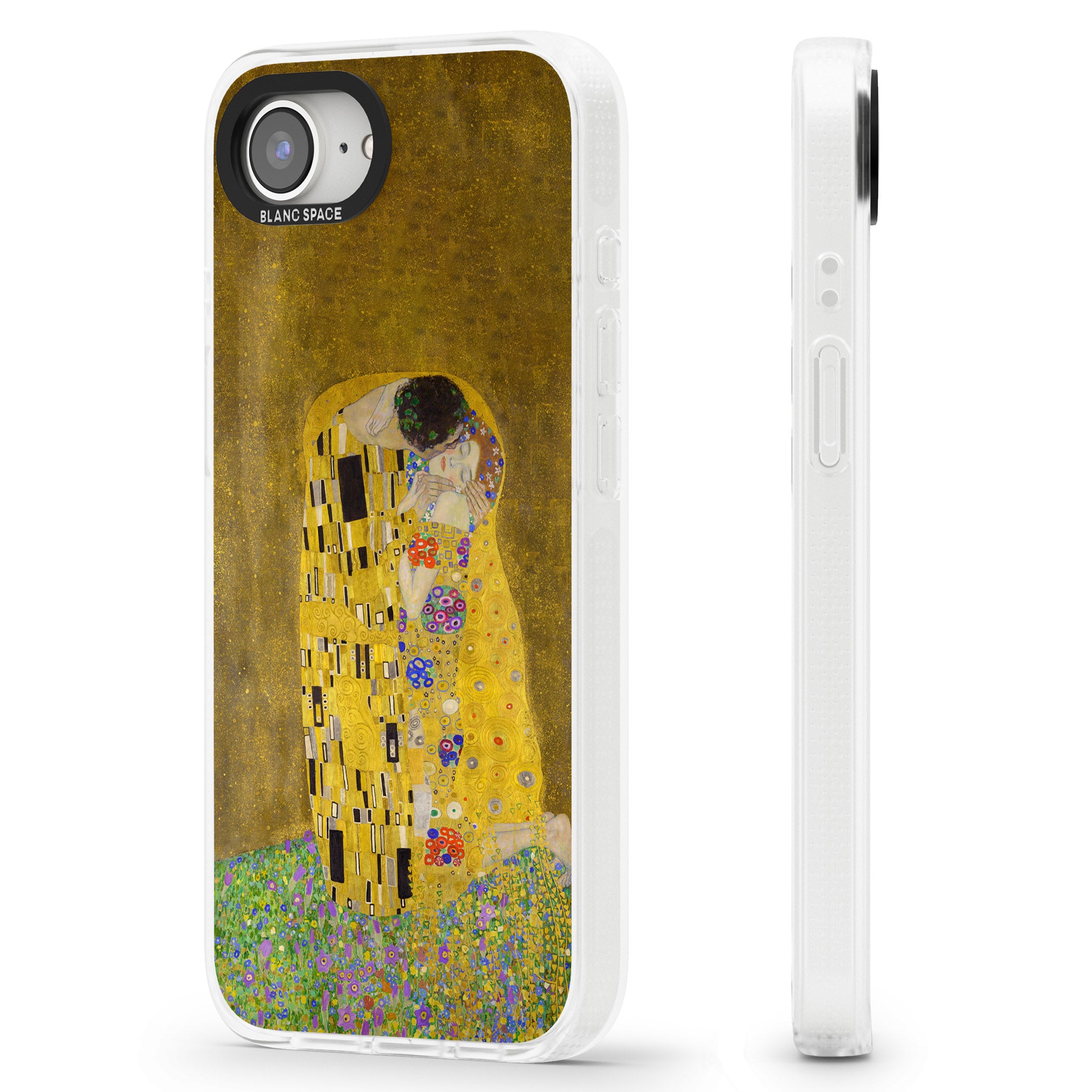 The Kiss iPhone 16e Clear Case Impact Air - Blanc Space