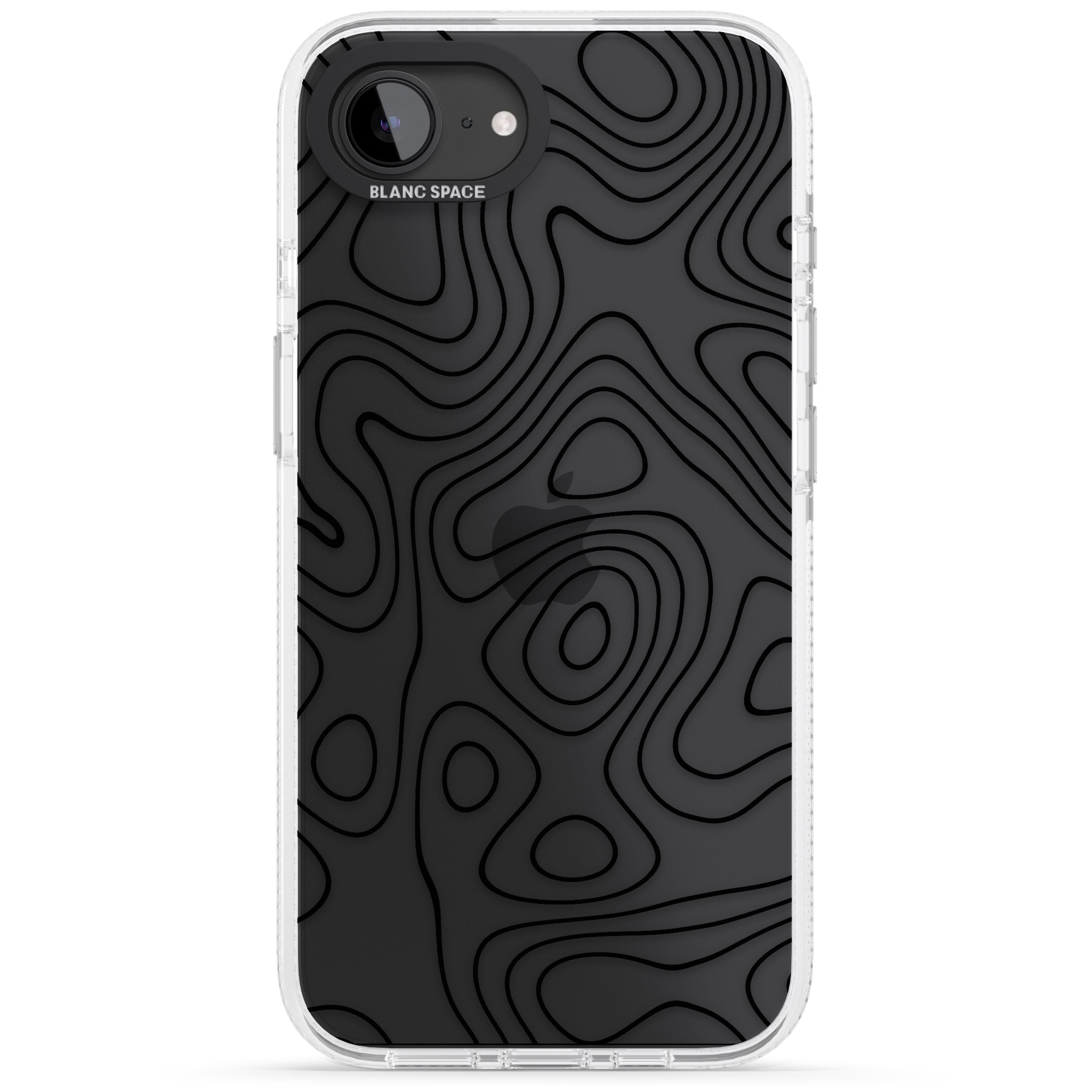 Damascus Steel iPhone 16e Clear Case Impact Air - Blanc Space