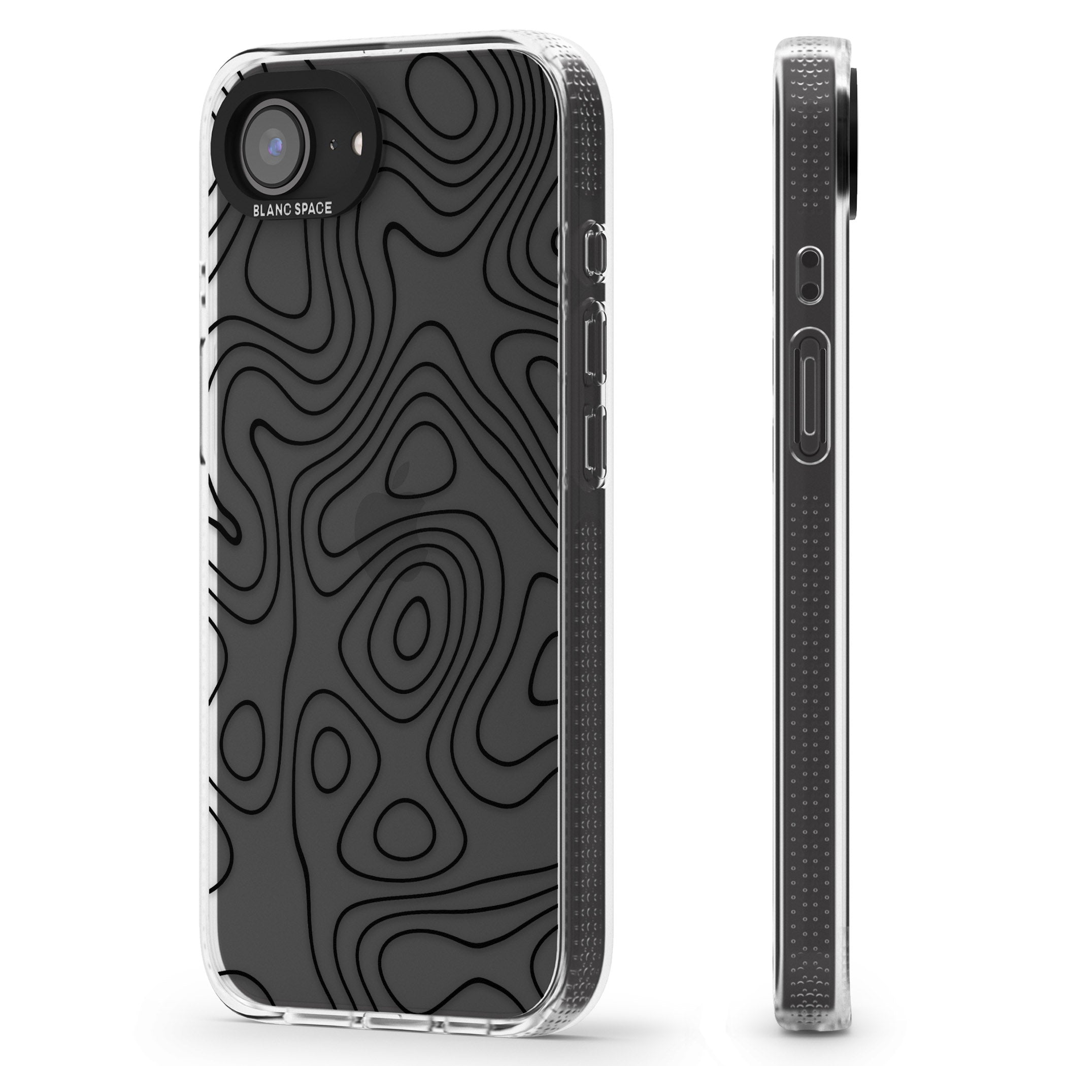 Damascus Steel iPhone 16e Clear Case Impact Air - Blanc Space