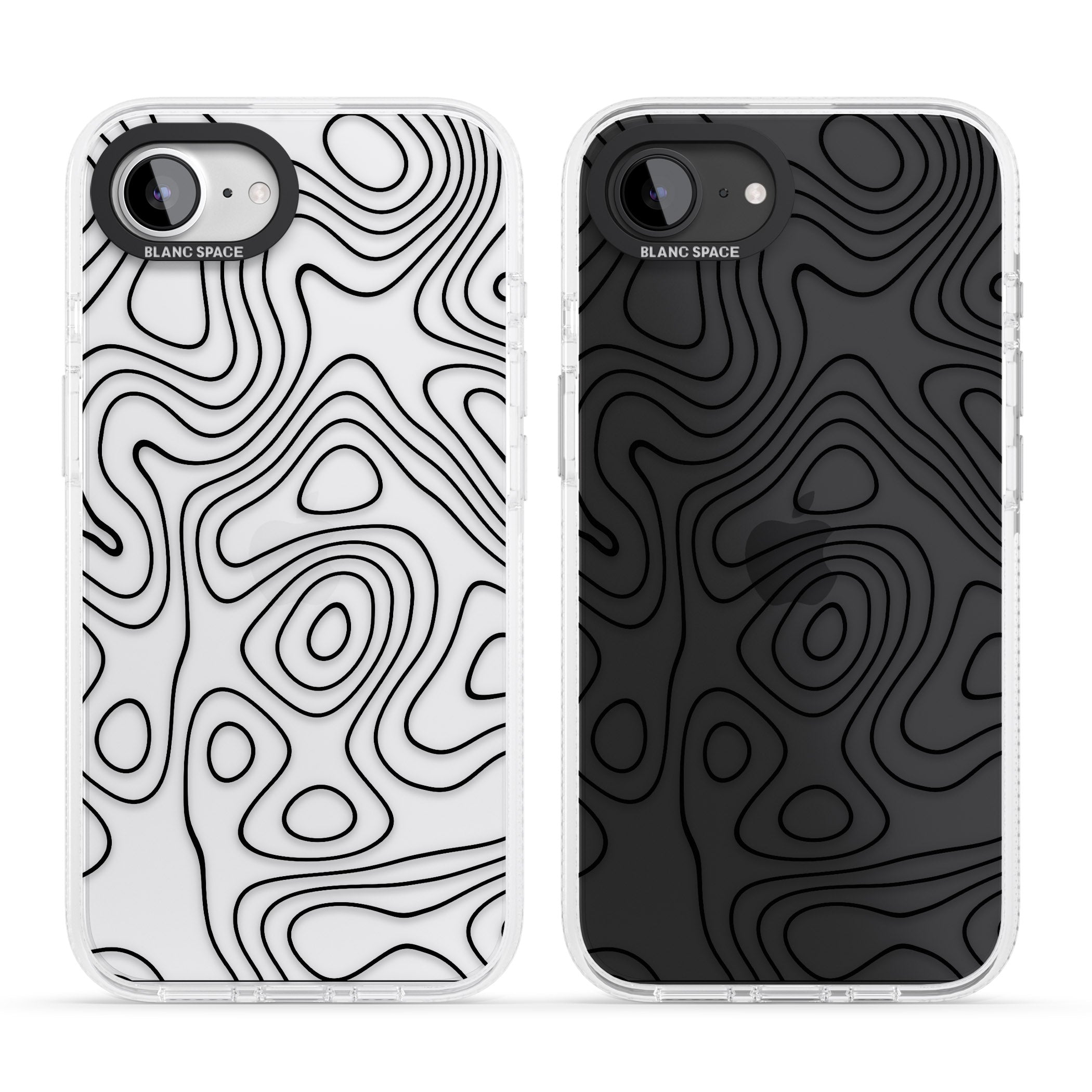 Damascus Steel iPhone 16e Clear Case Impact Air - Blanc Space