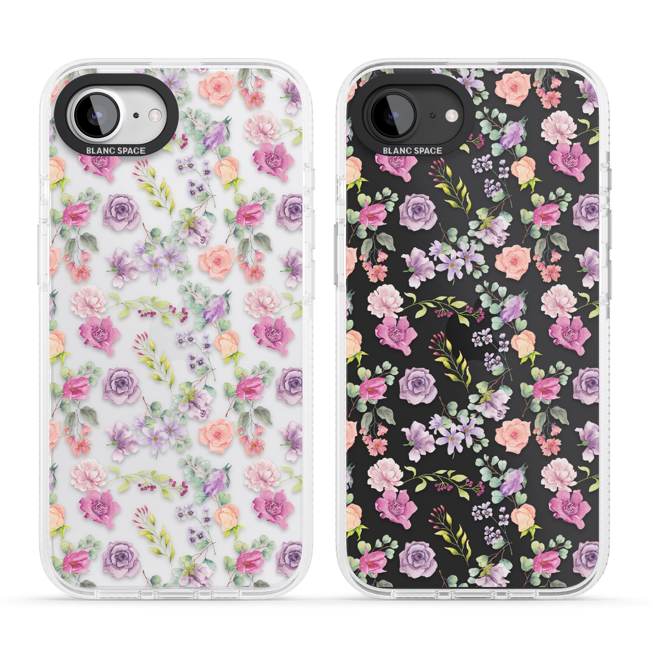 Sunday Flowers iPhone 16e Clear Case Impact Air - Blanc Space