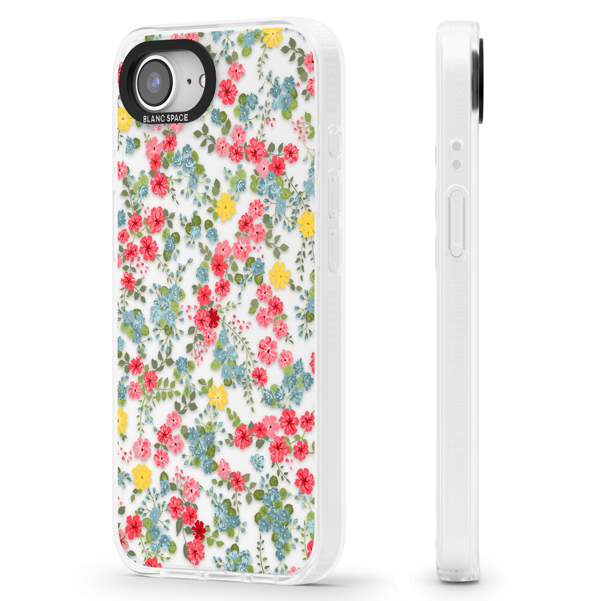 Sanremo Meadow iPhone 16e Clear Case Impact Air - Blanc Space