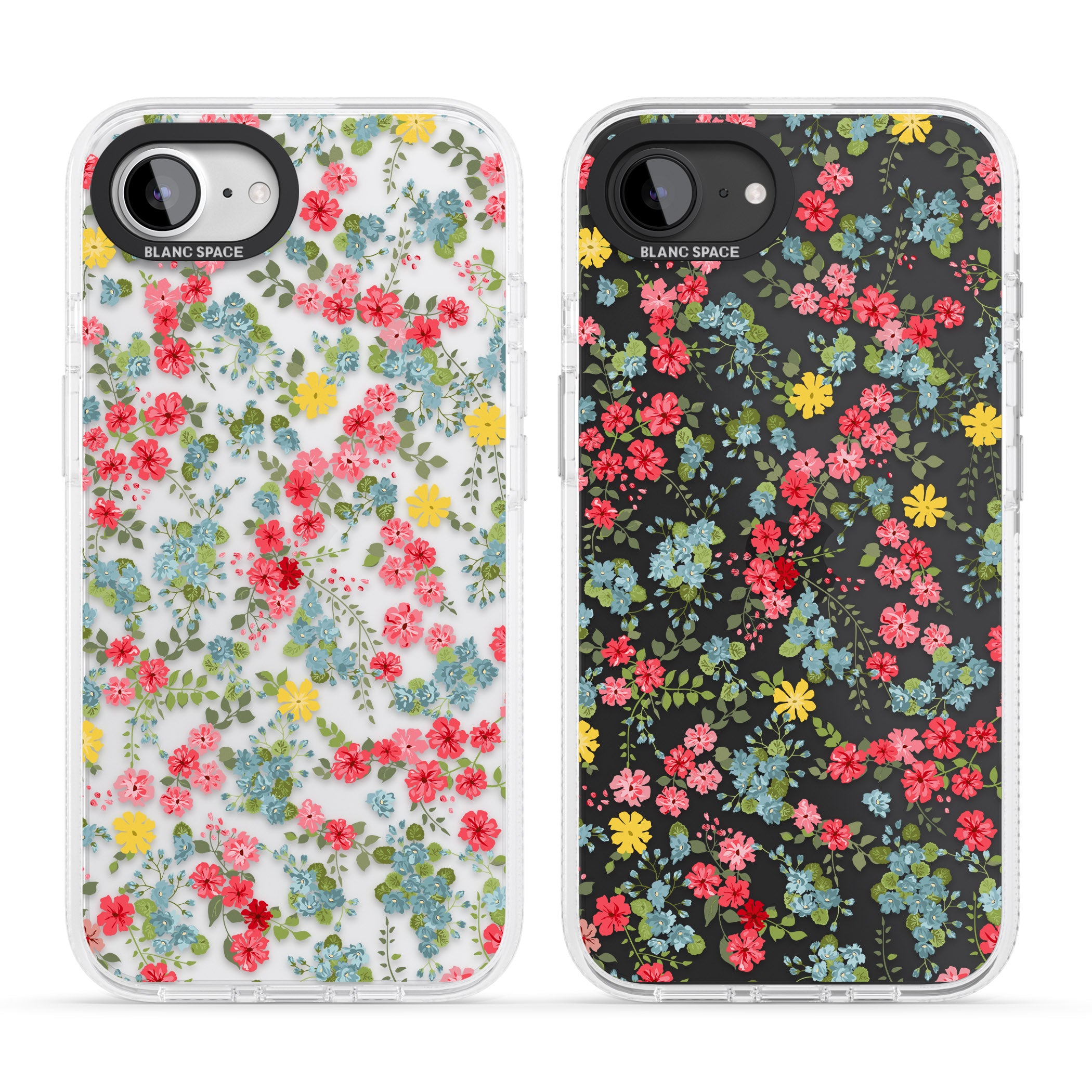 Sanremo Meadow iPhone 16e Clear Case Impact Air - Blanc Space