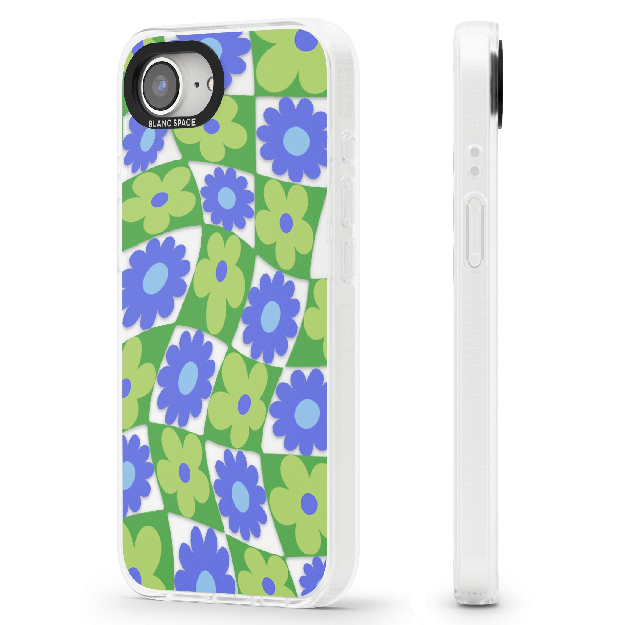 Garden Party iPhone 16e Clear Case Impact Air - Blanc Space