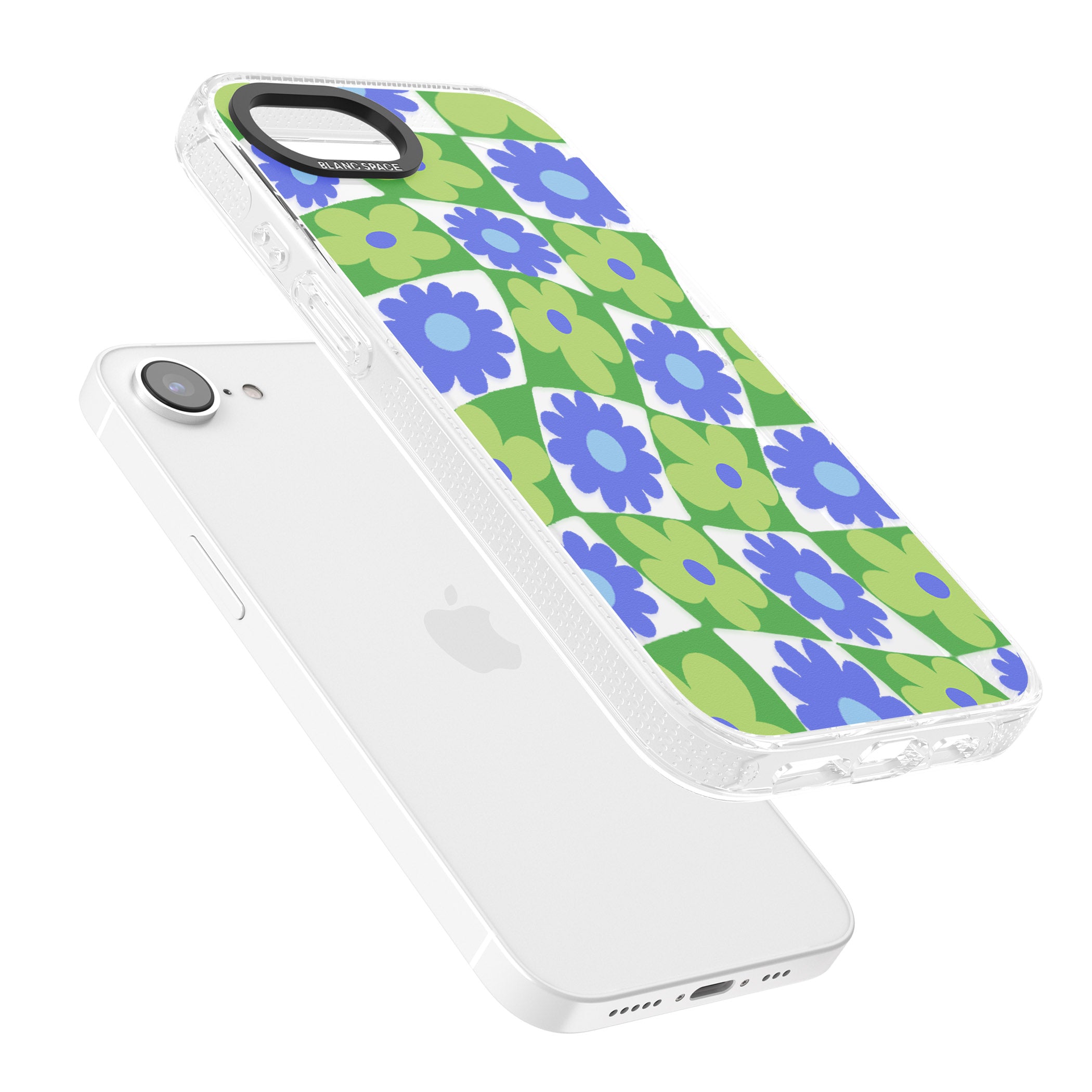 Garden Party iPhone 16e Clear Case Impact Air - Blanc Space