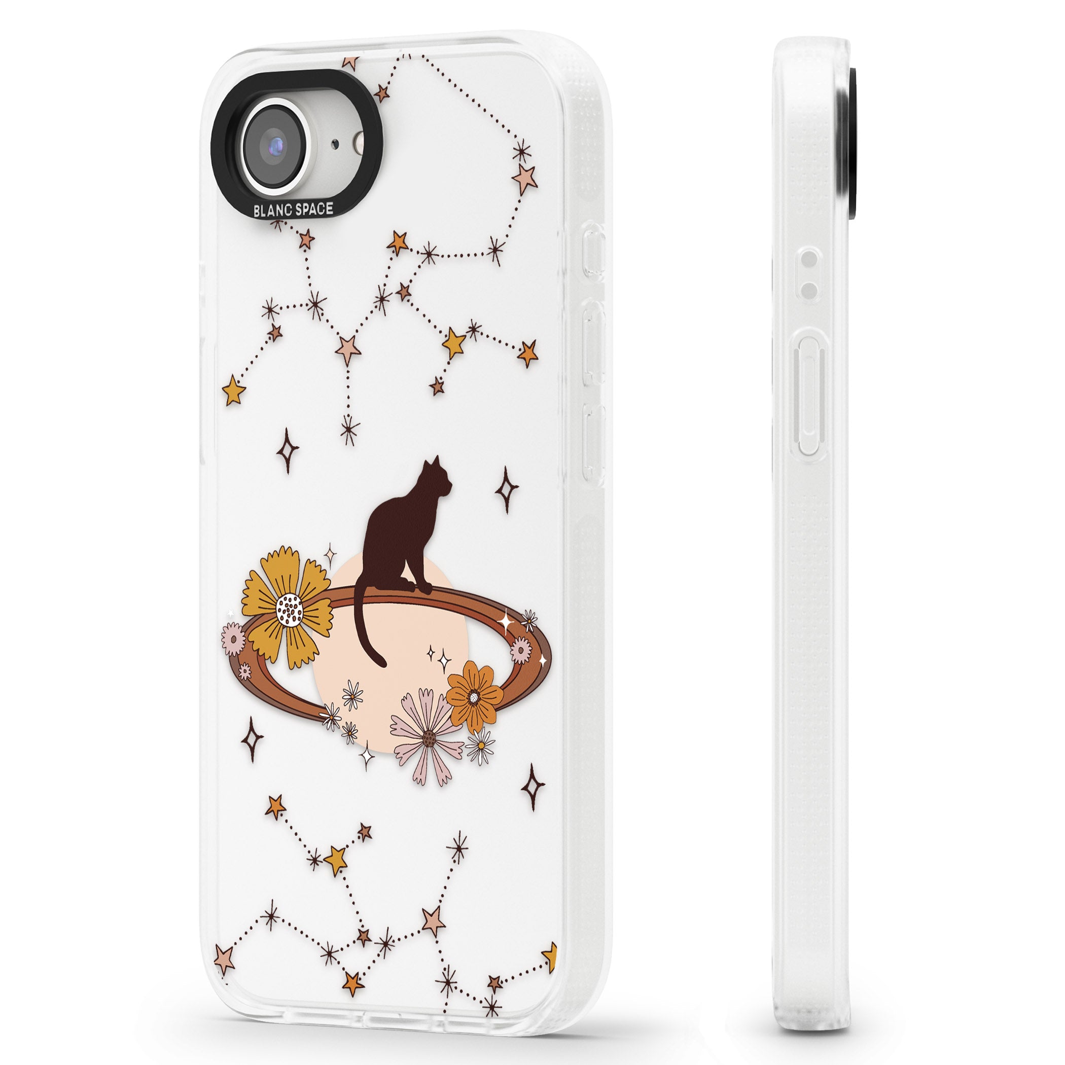 Feline Phenomenon iPhone 16e Clear Case Impact Air - Blanc Space