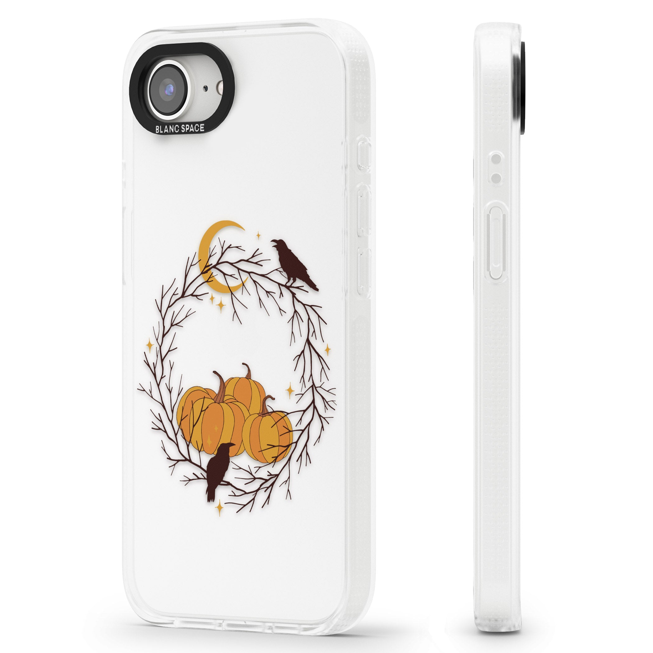 Pumpkin Patch iPhone 16e Clear Case Impact Air - Blanc Space