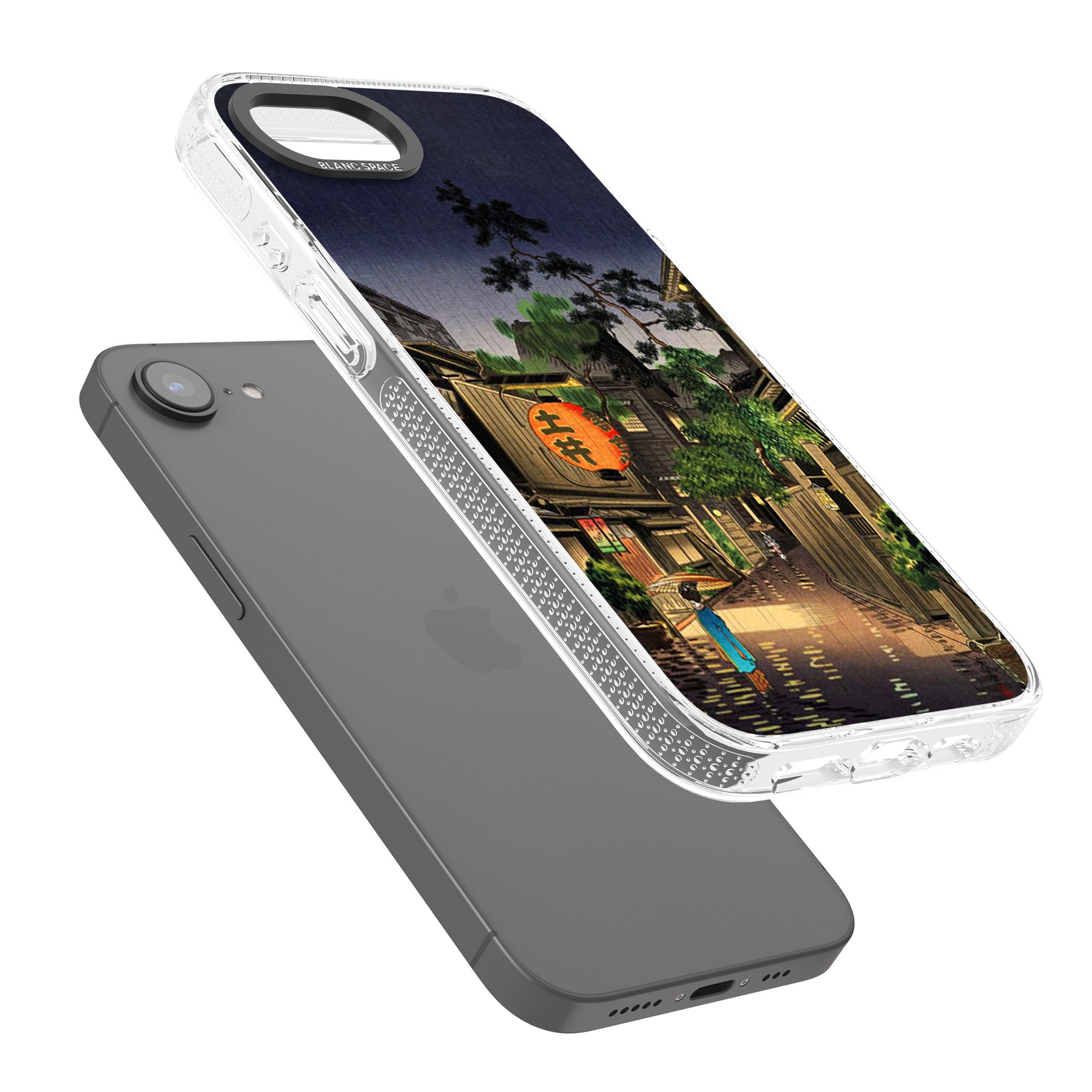 Evening in Ushigome iPhone 16e Clear Case Impact Air - Blanc Space