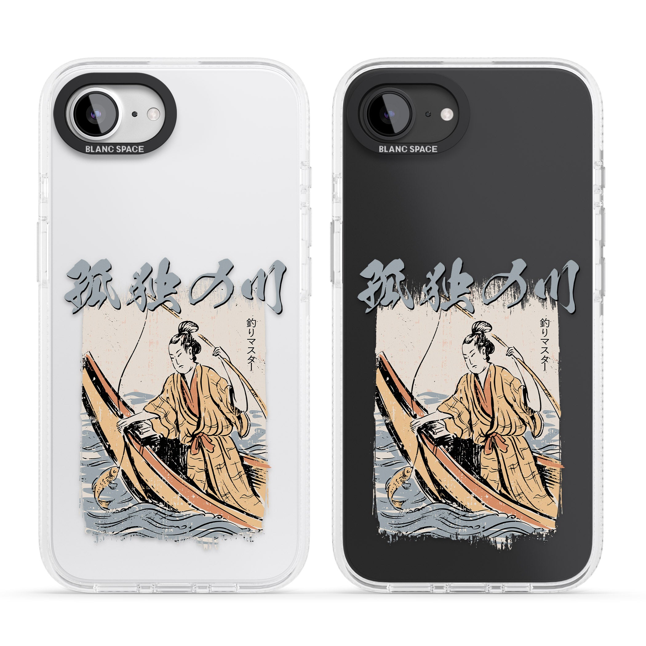 Japanese River iPhone 16e Clear Case Impact Air - Blanc Space