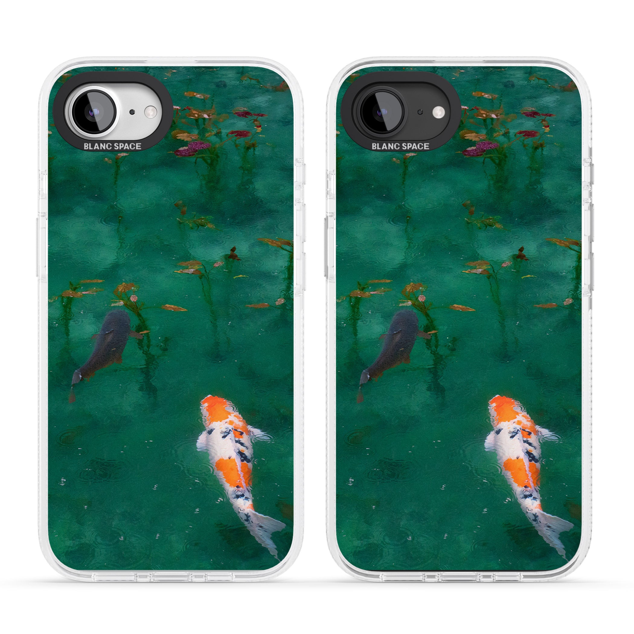 Koi Fish iPhone 16e Clear Case Impact Air - Blanc Space