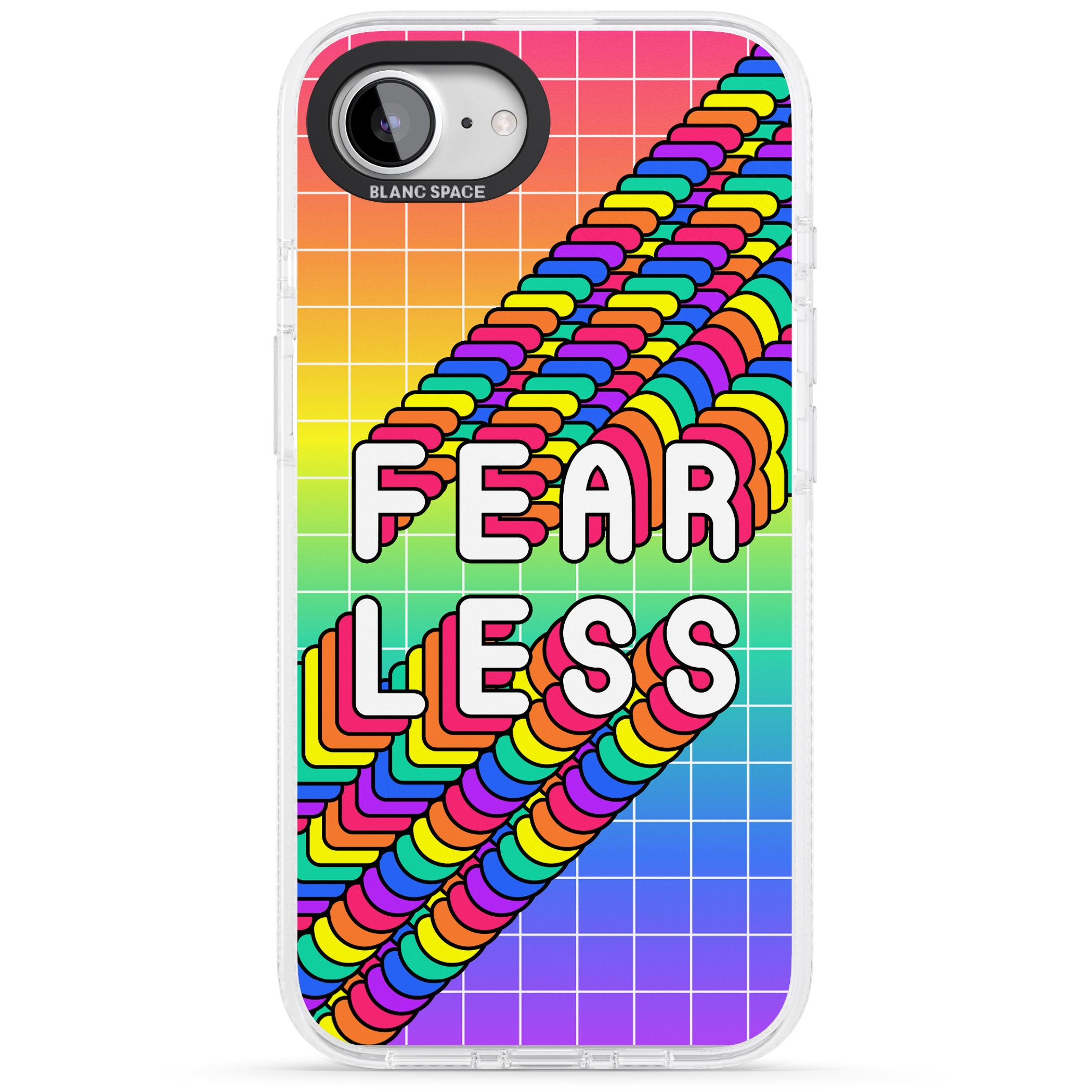 Fearless iPhone 16e Clear Case Impact Air - Blanc Space