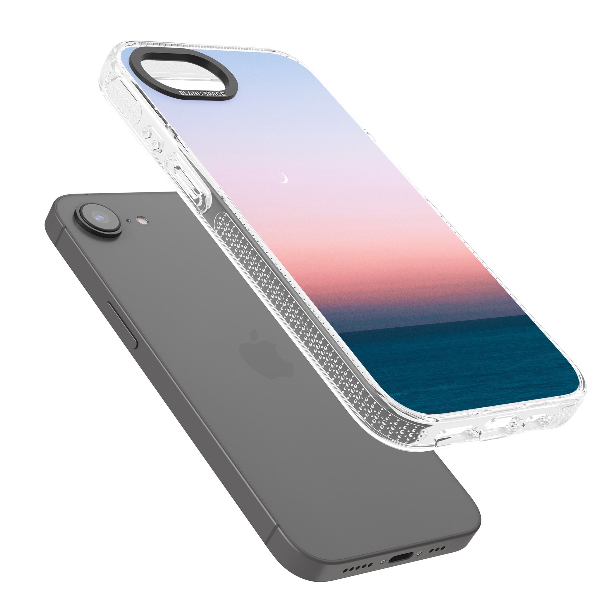Sunset at Sea Photograph iPhone 16e Clear Case Impact Air - Blanc Space