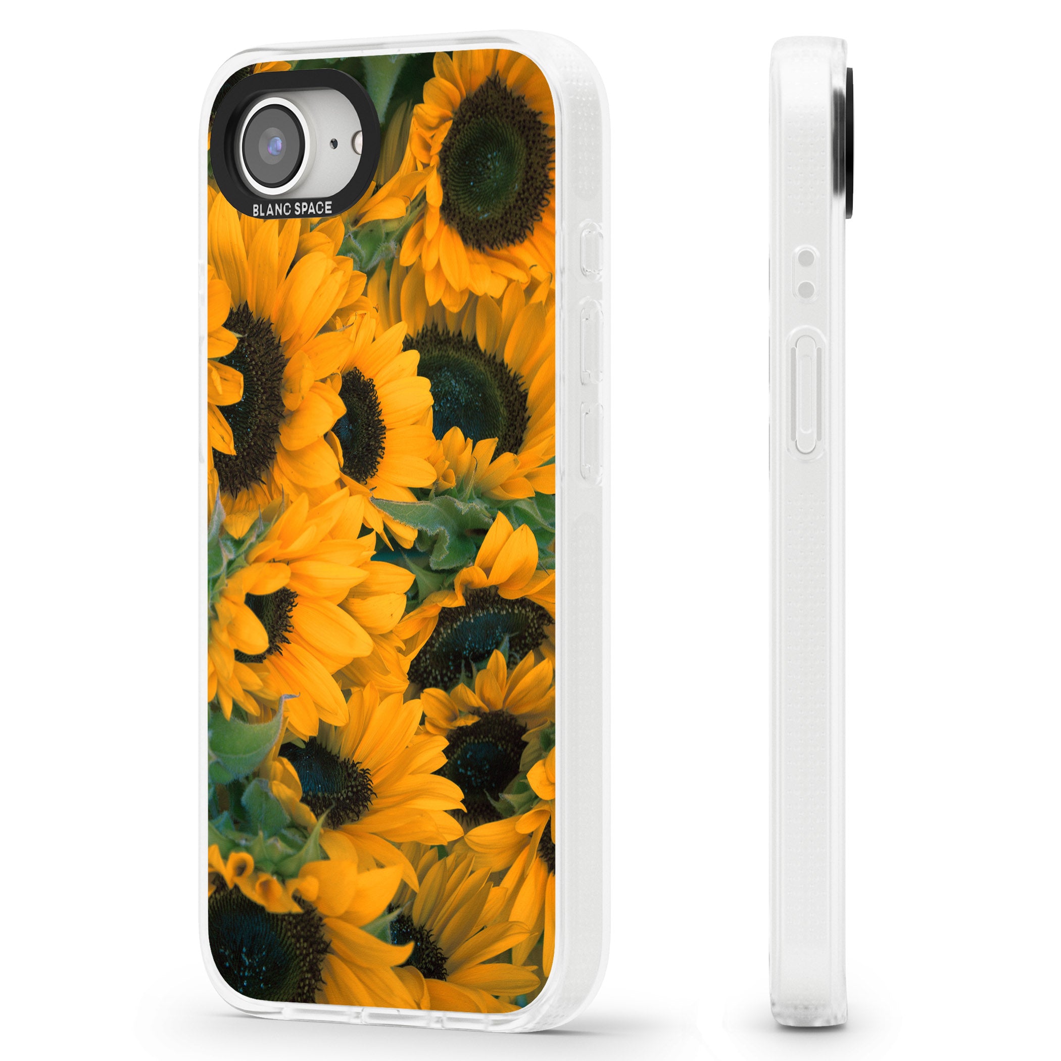 Sunflowers iPhone 16e Clear Case Impact Air - Blanc Space