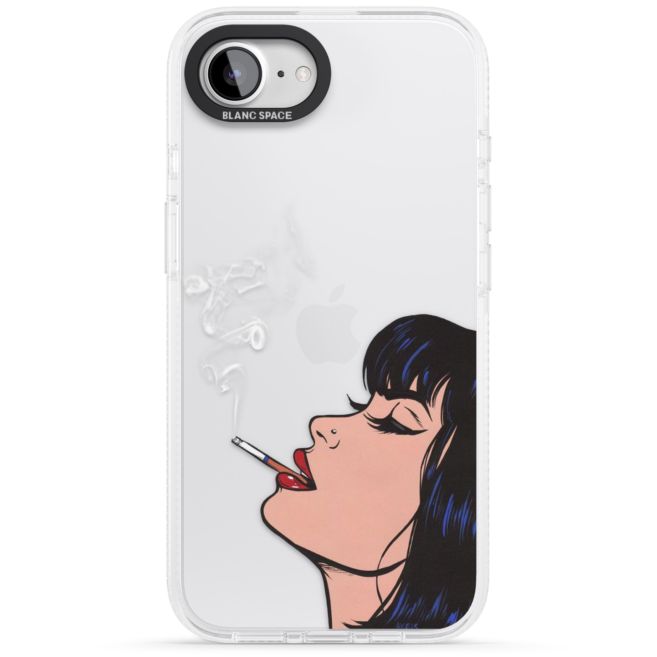 Stress Relief - Pop Art iPhone 16e Clear Case Impact Air - Blanc Space