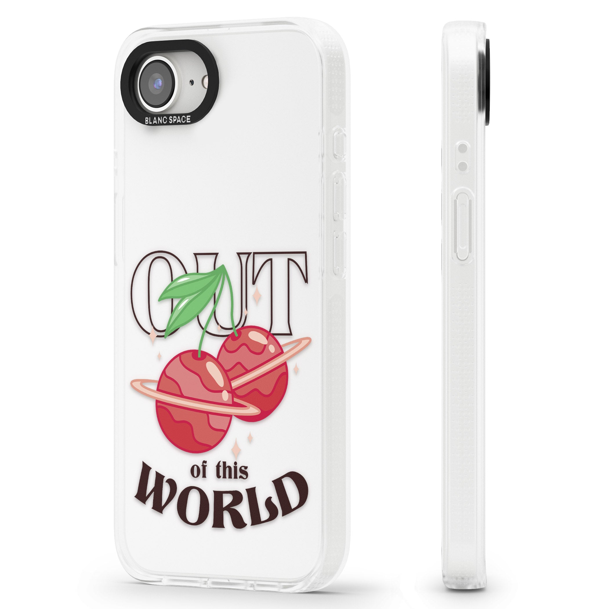 Out of This World iPhone 16e Clear Case Impact Air - Blanc Space