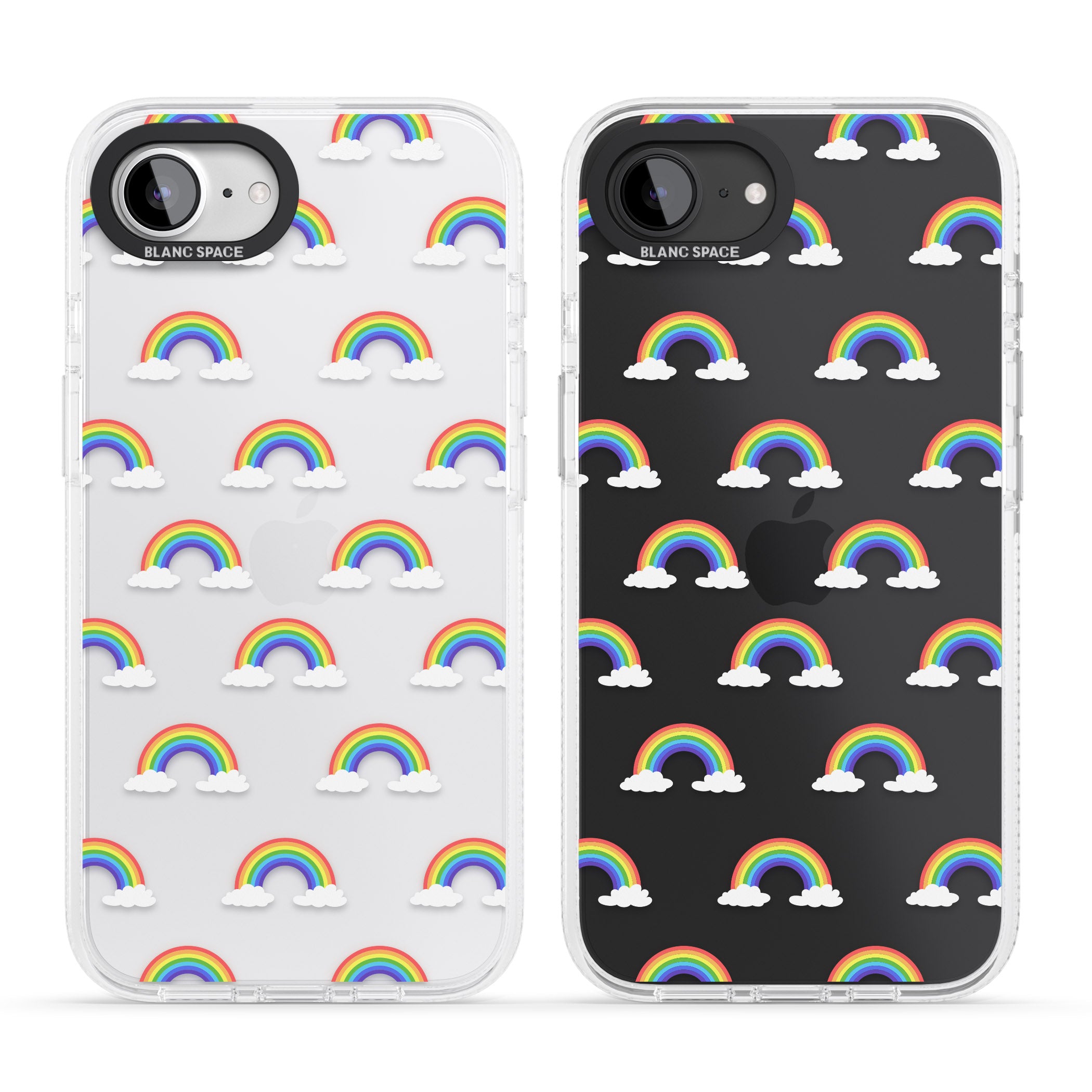 Rainbow of possibilities iPhone 16e Clear Case Impact Air - Blanc Space