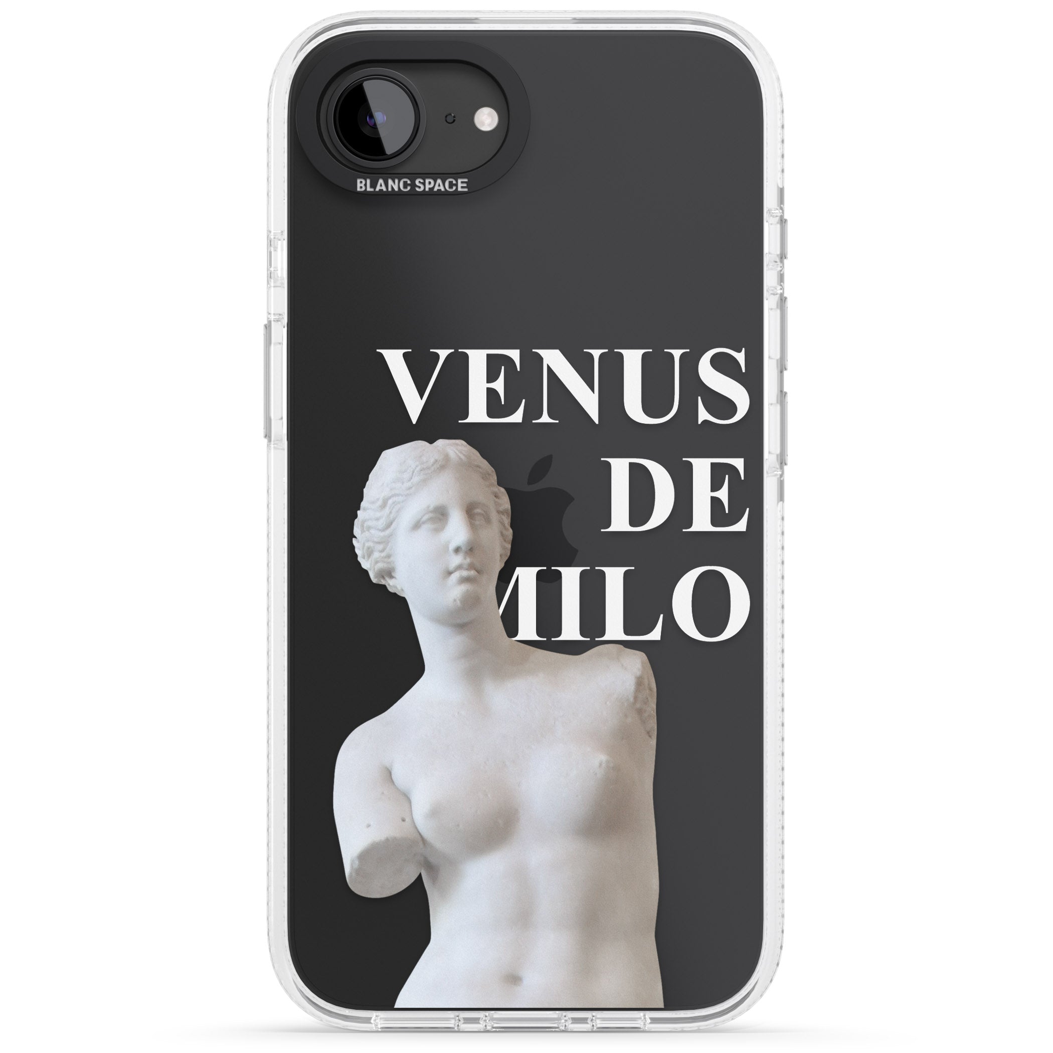 Venus De Milo Cutout iPhone 16e Clear Case Impact Air - Blanc Space