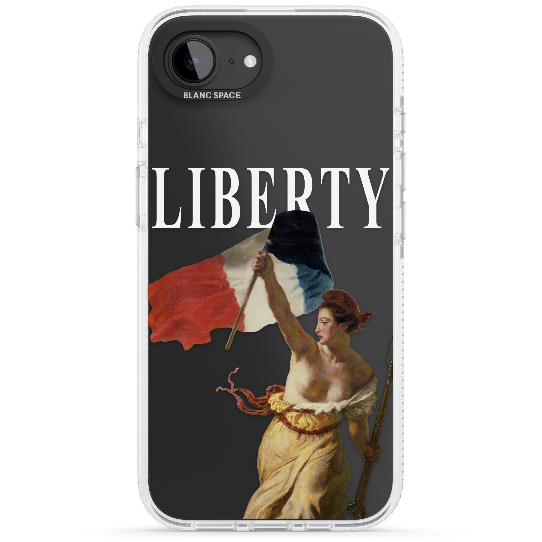 Liberty iPhone 16e Clear Case Impact Air - Blanc Space