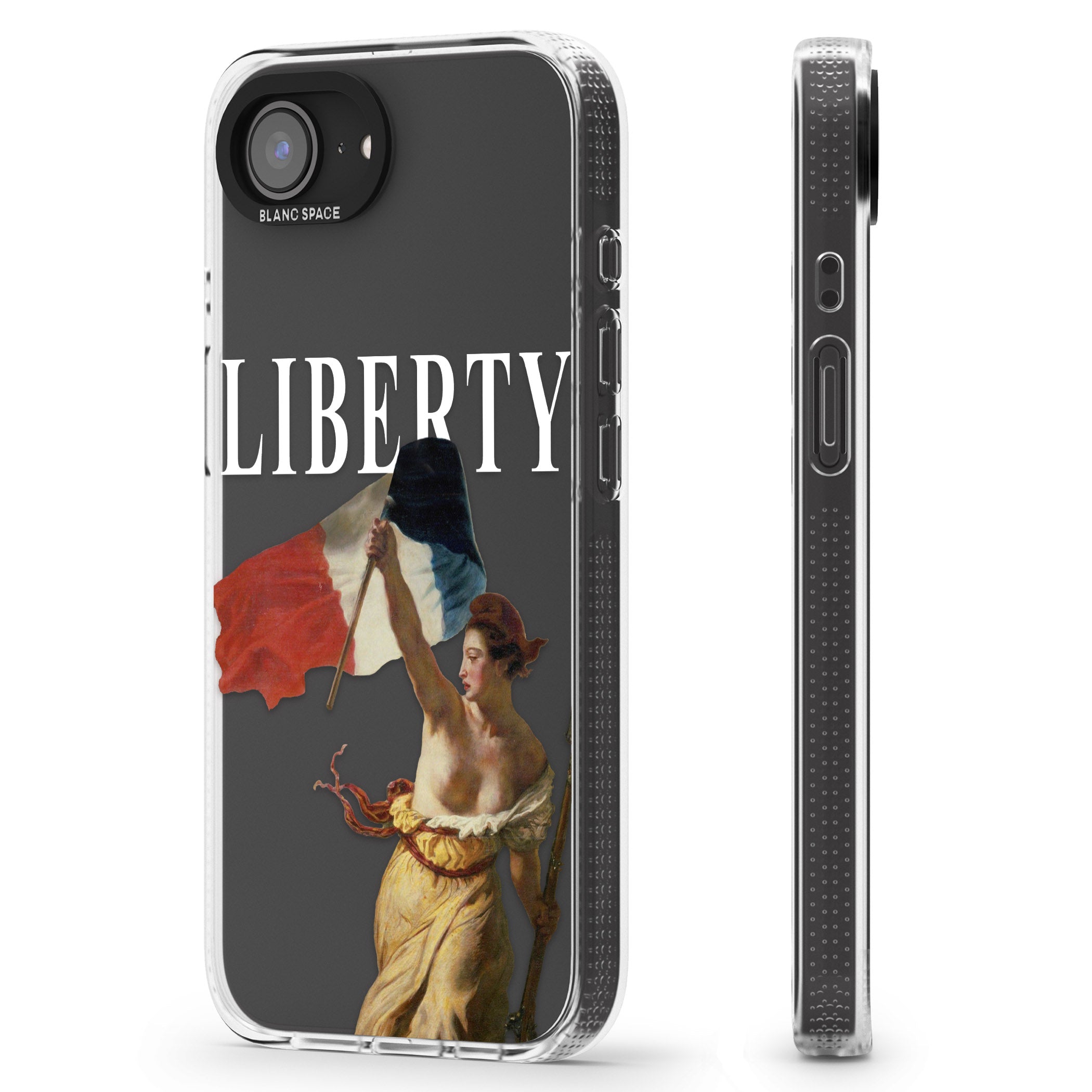 Liberty iPhone 16e Clear Case Impact Air - Blanc Space