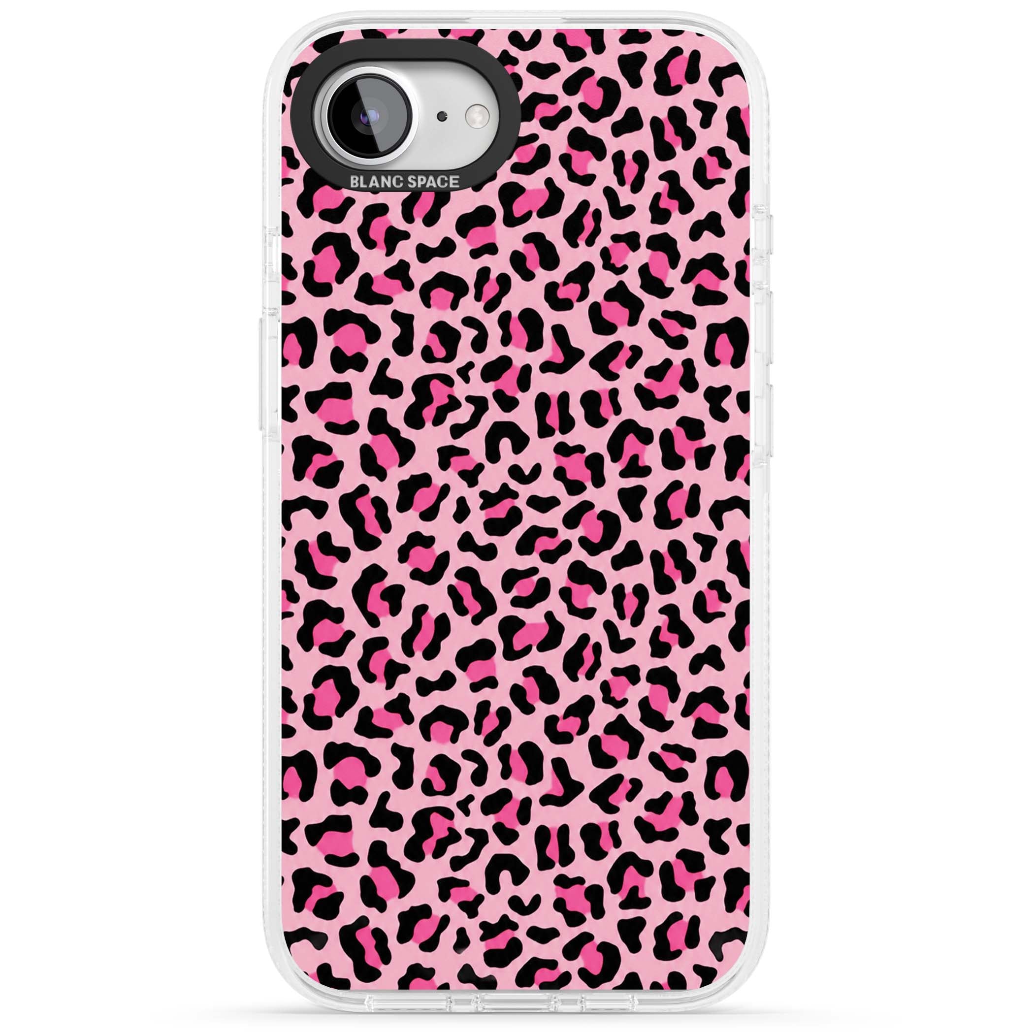 Pink Leopard baddie iPhone case | Clear Case Impact Air case for iPhone 16e, iPhone 17e