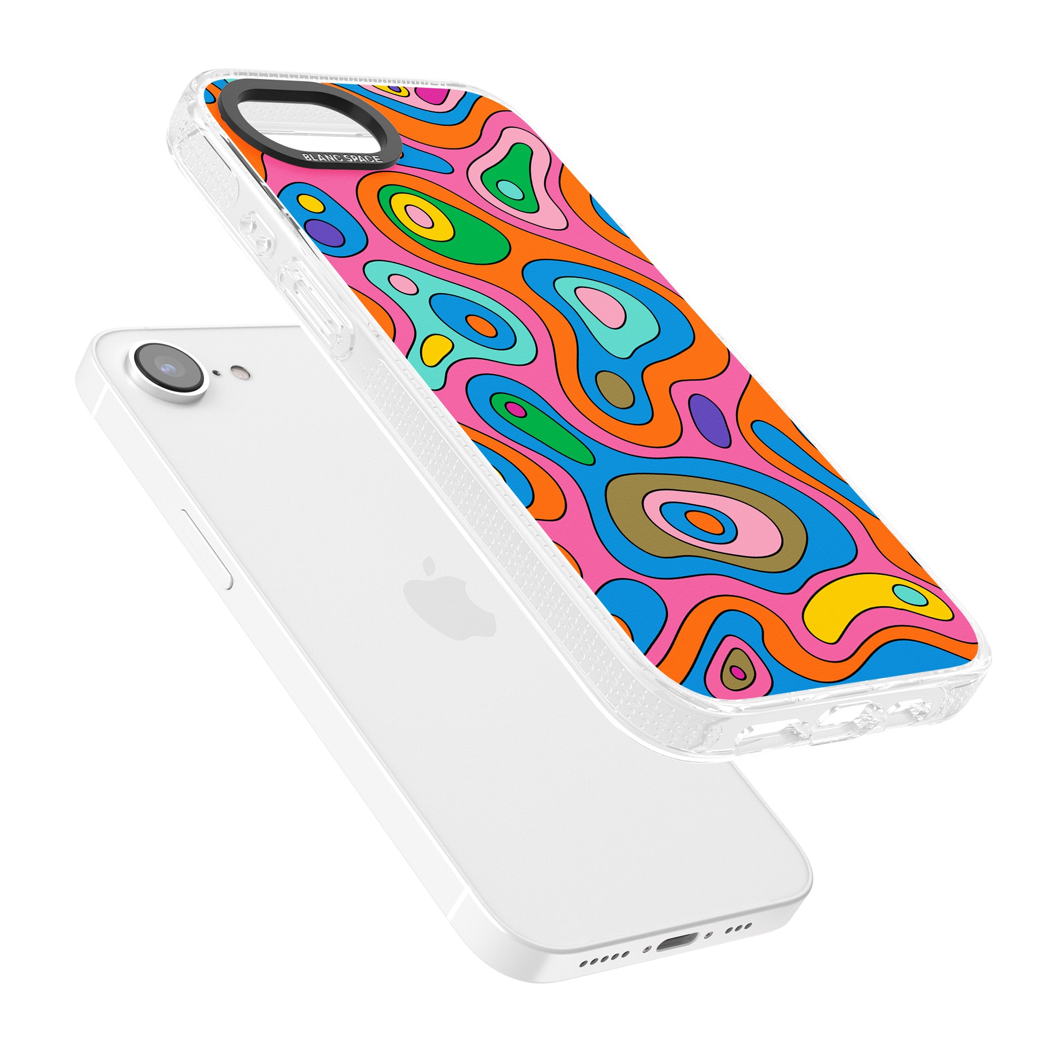 Euphoria iPhone 16e Clear Case Impact Air - Blanc Space
