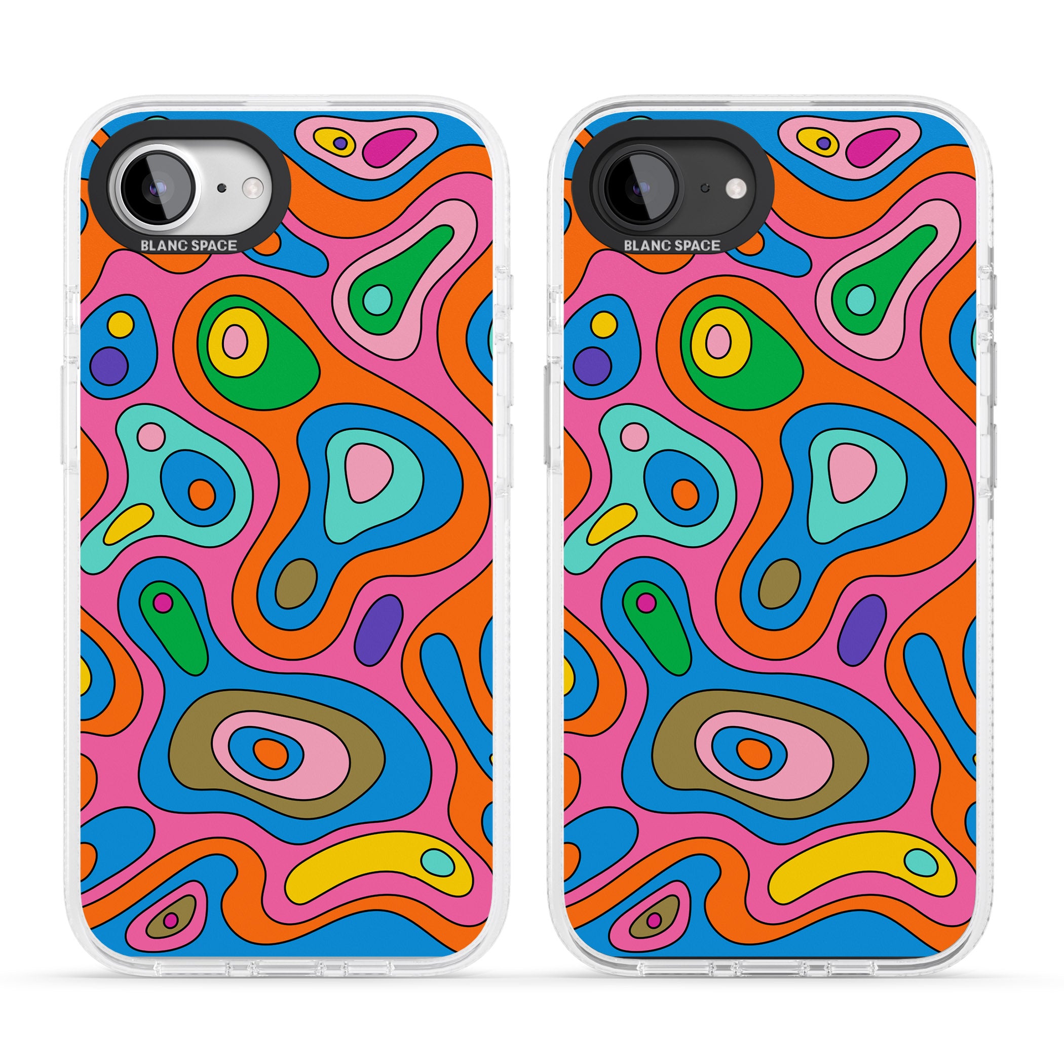 Euphoria iPhone 16e Clear Case Impact Air - Blanc Space