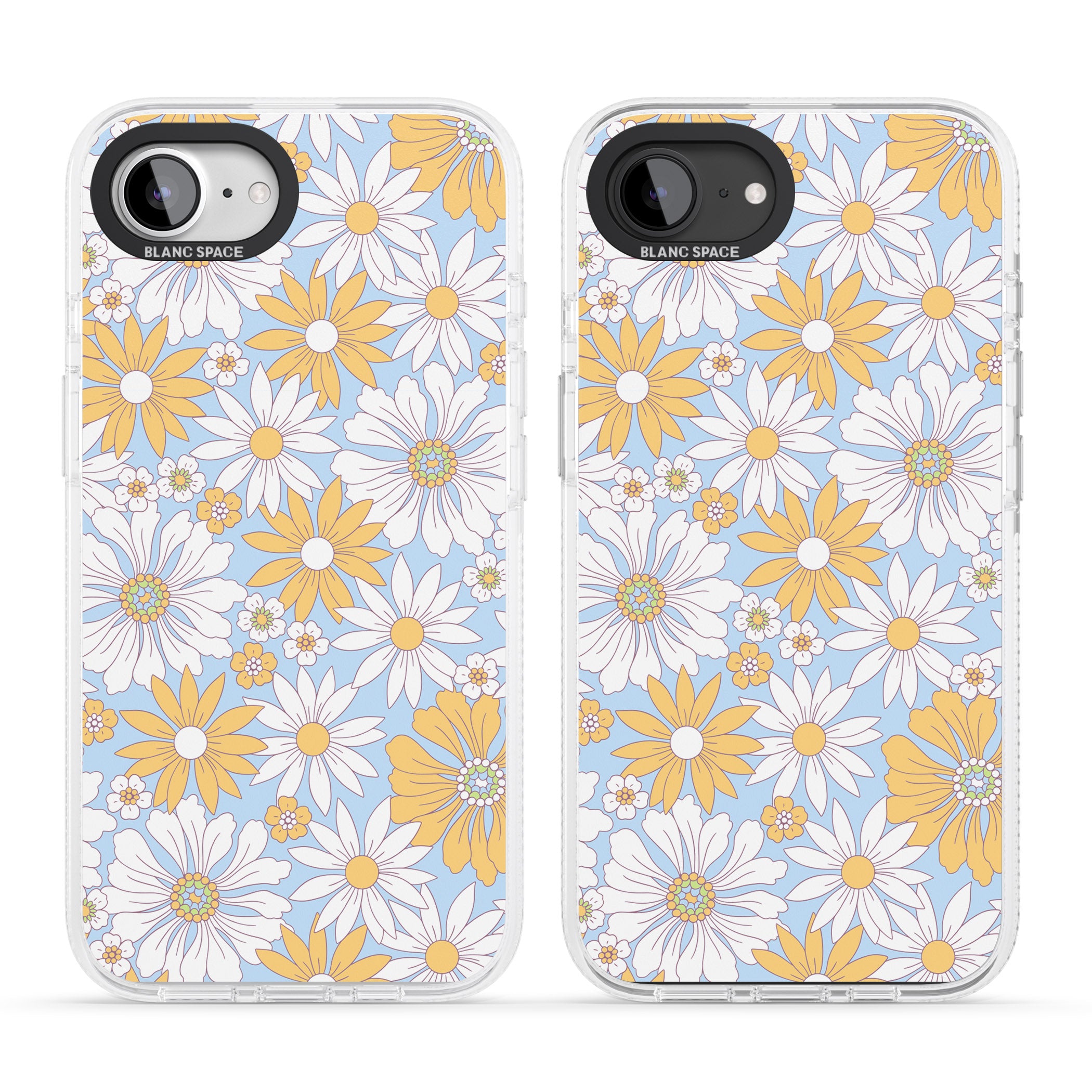 Summers Day Flower Mix iPhone 16e Clear Case Impact Air - Blanc Space