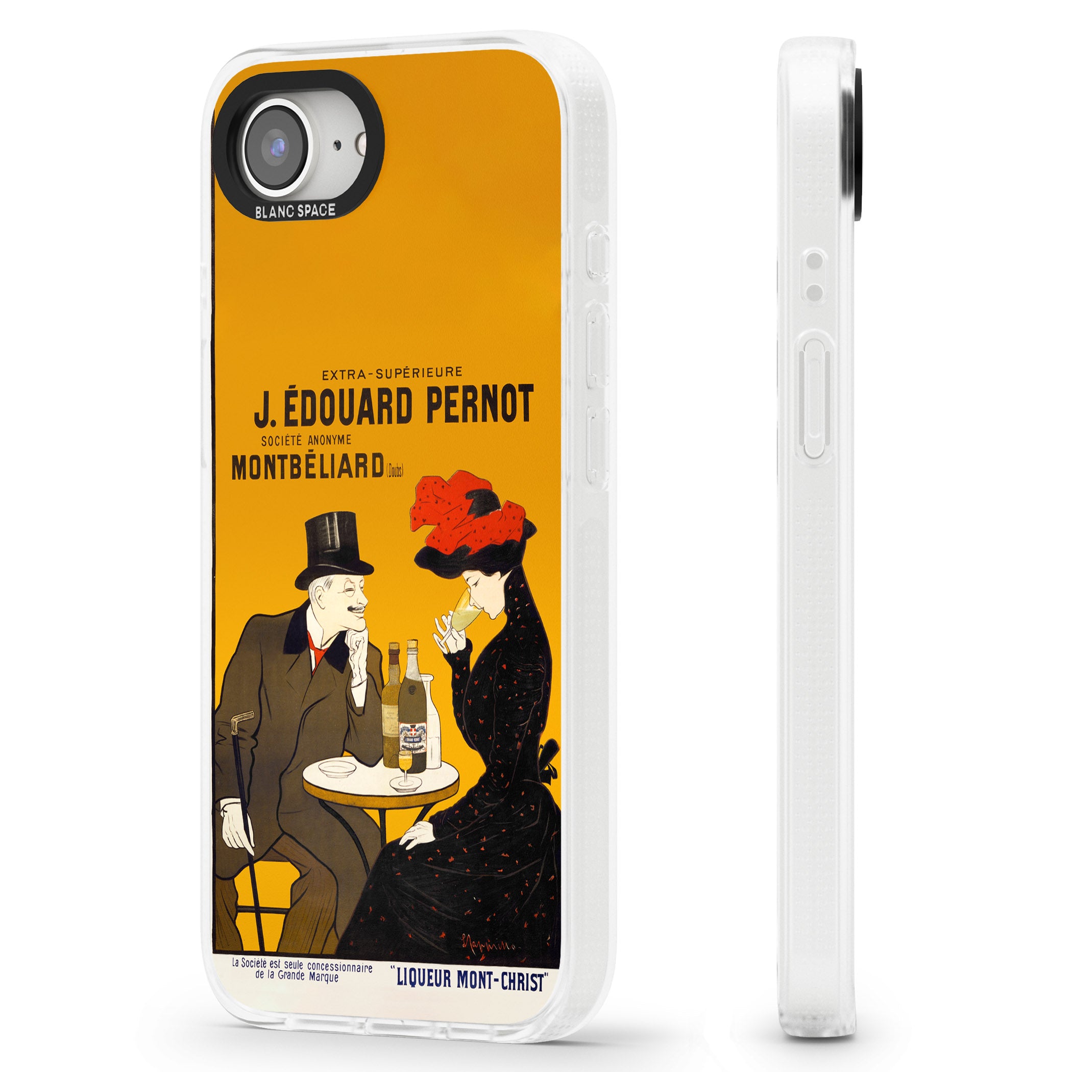 Absinthe, J.Edouard Pernot Poster iPhone 16e Clear Case Impact Air - Blanc Space