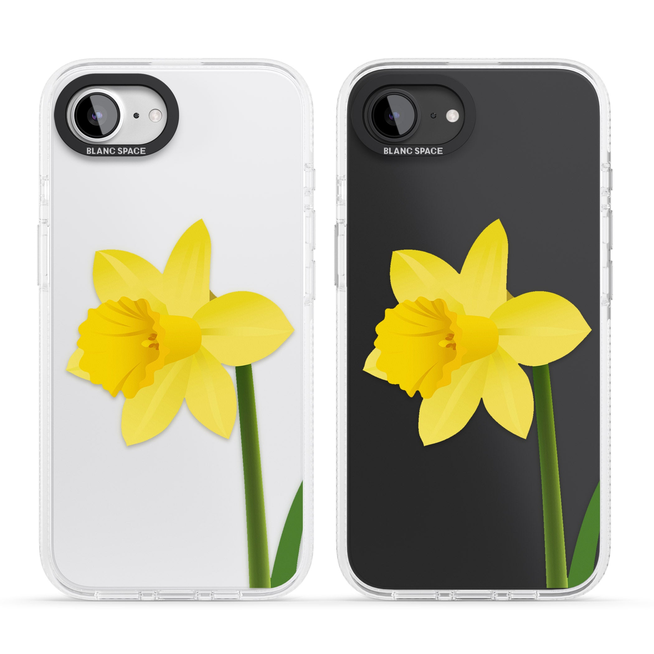 Daffodil iPhone 16e Clear Case Impact Air - Blanc Space