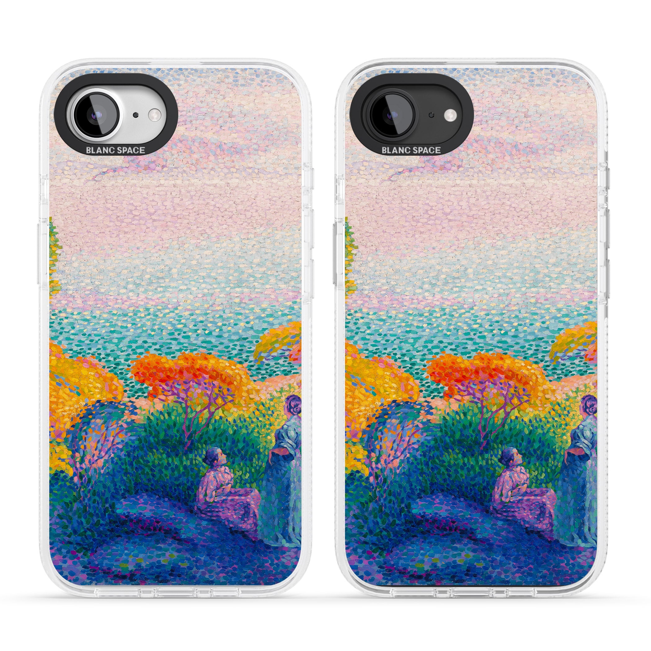 Meadow Lake iPhone 16e Clear Case Impact Air - Blanc Space