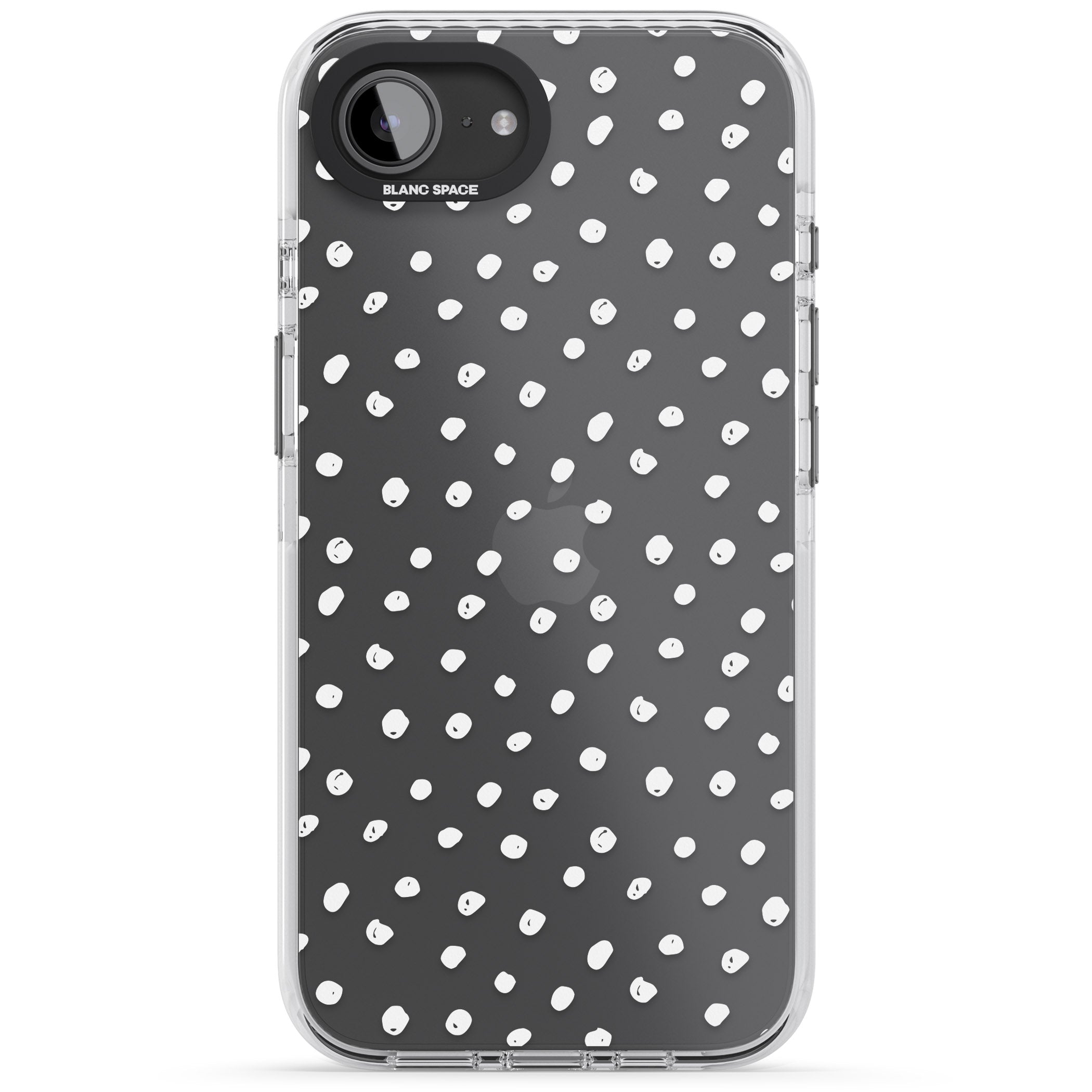 Messy White Dot Pattern