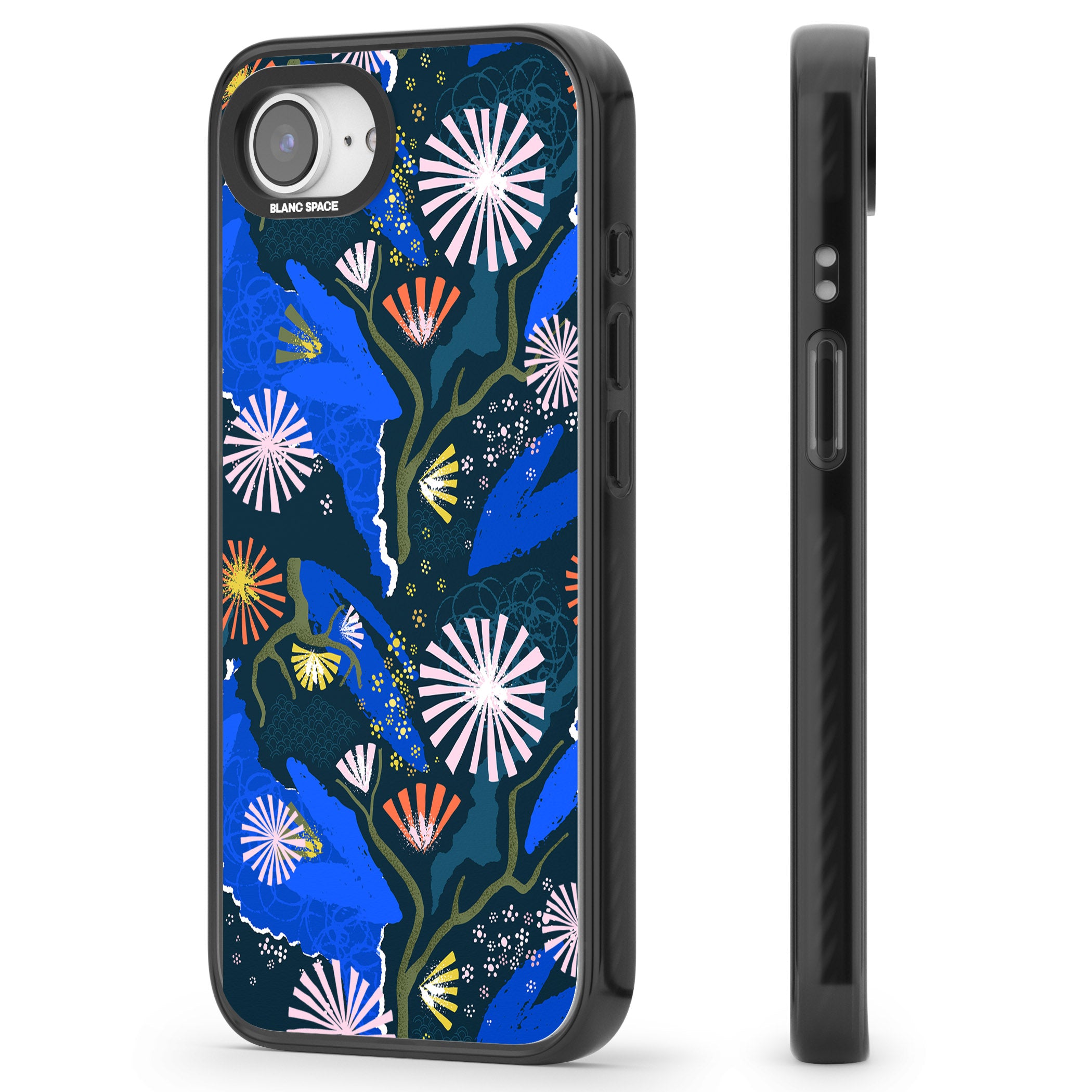 Dark Botanicals Abstract Pattern