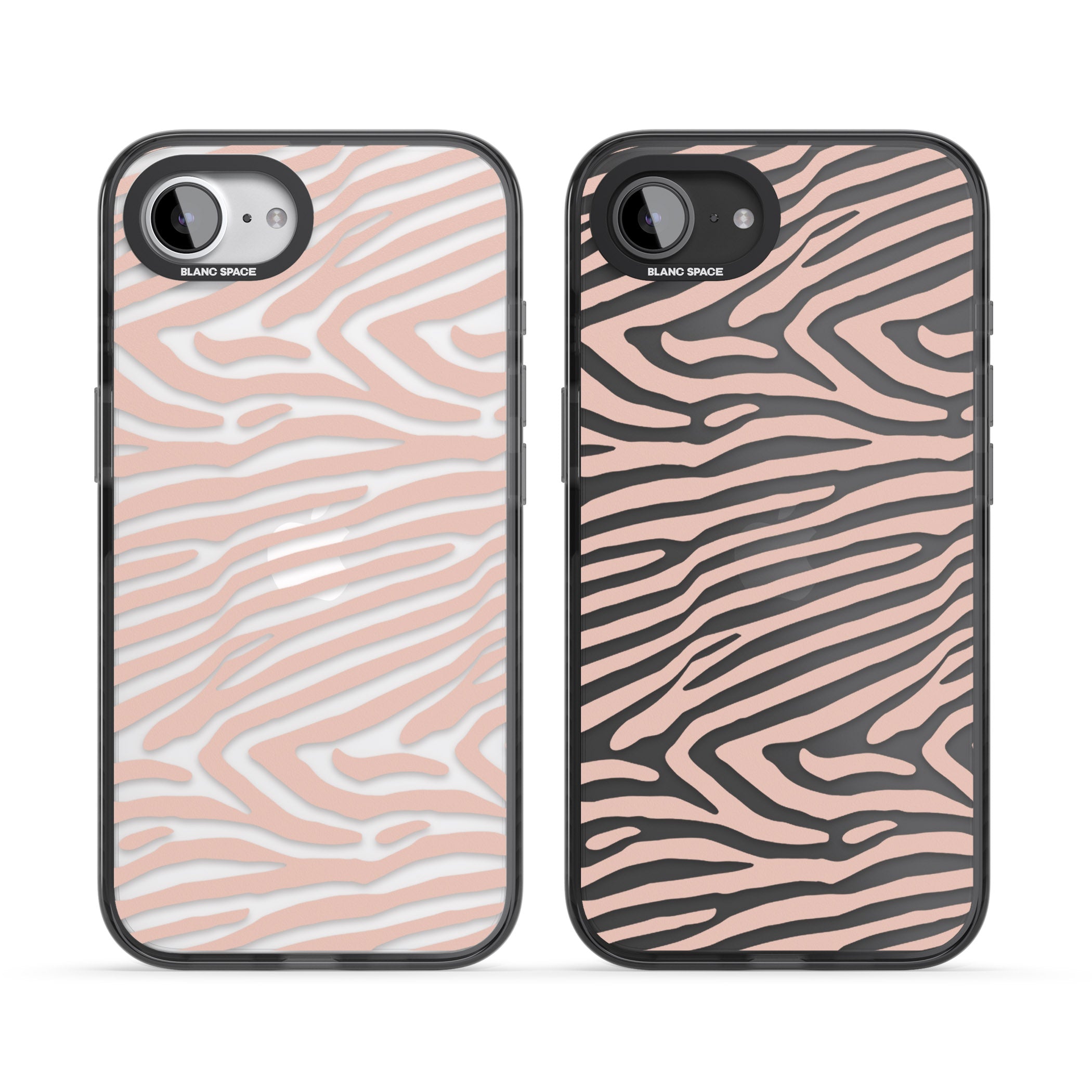 Horizontal Zebra Stripes Transparent Animal Print