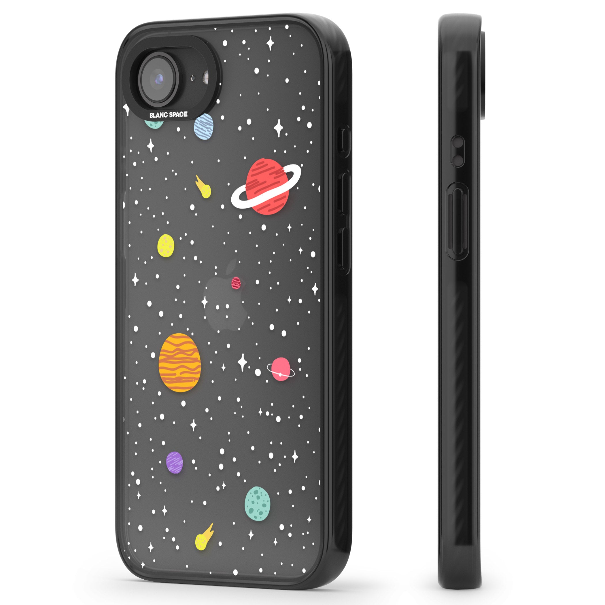 Cute Cartoon Planets (Clear)