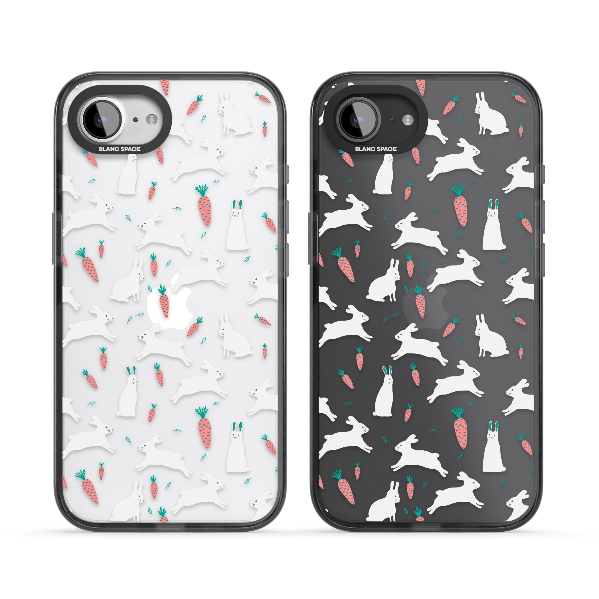 White Bunnies And Carrots