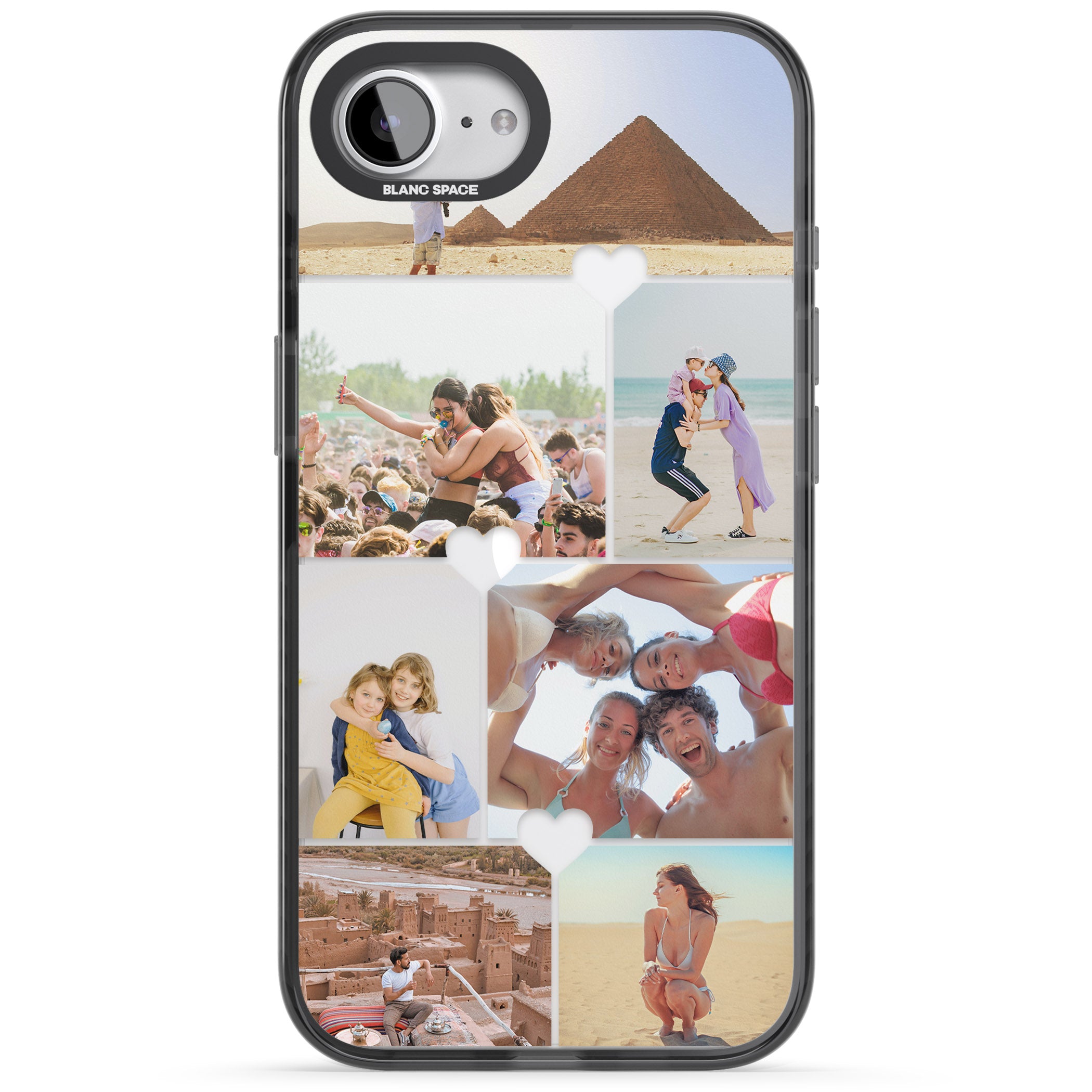 Personalised Heart Photo Grid