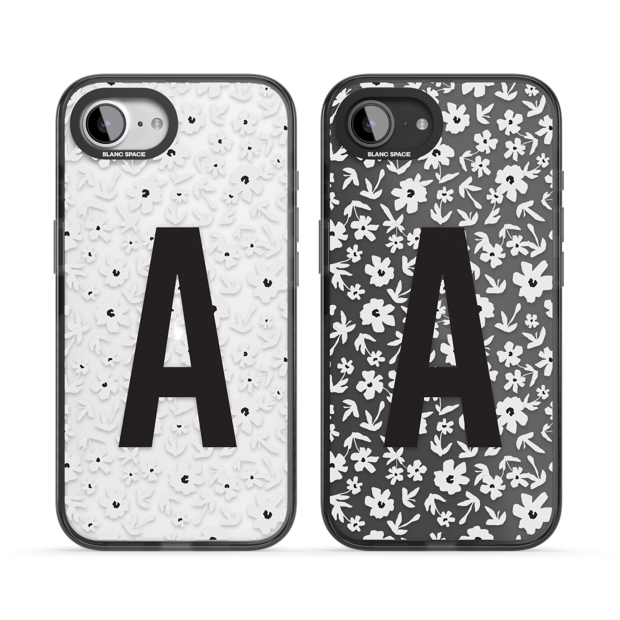 Personalised Bold Initial Floral