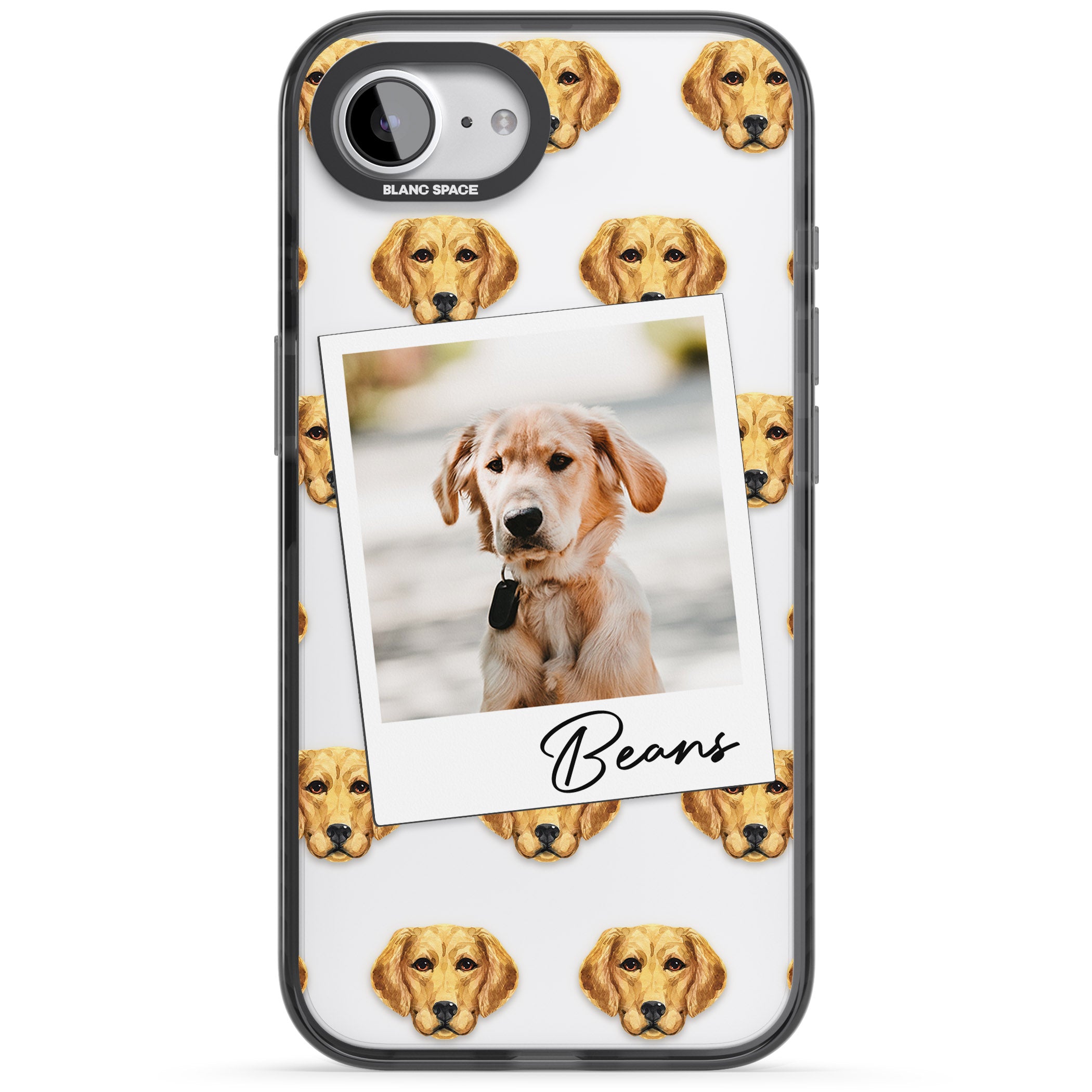Personalised Labrador Instant Camera Photo