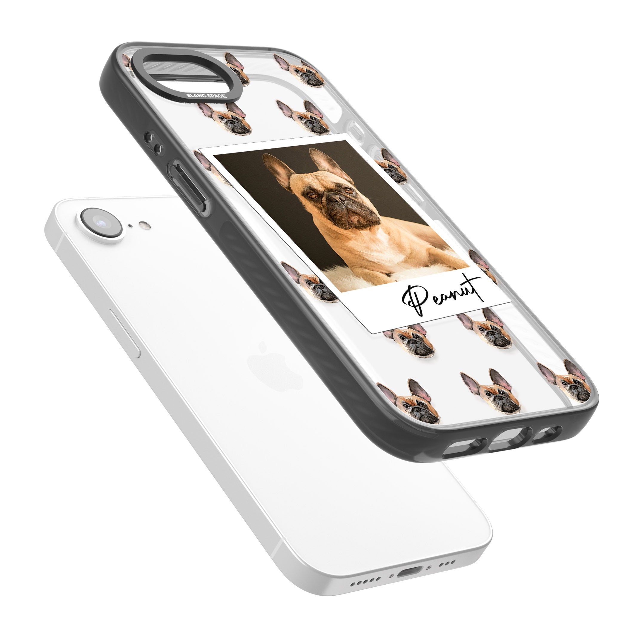 Personalised Tan French Bulldog Instant Camera Photo