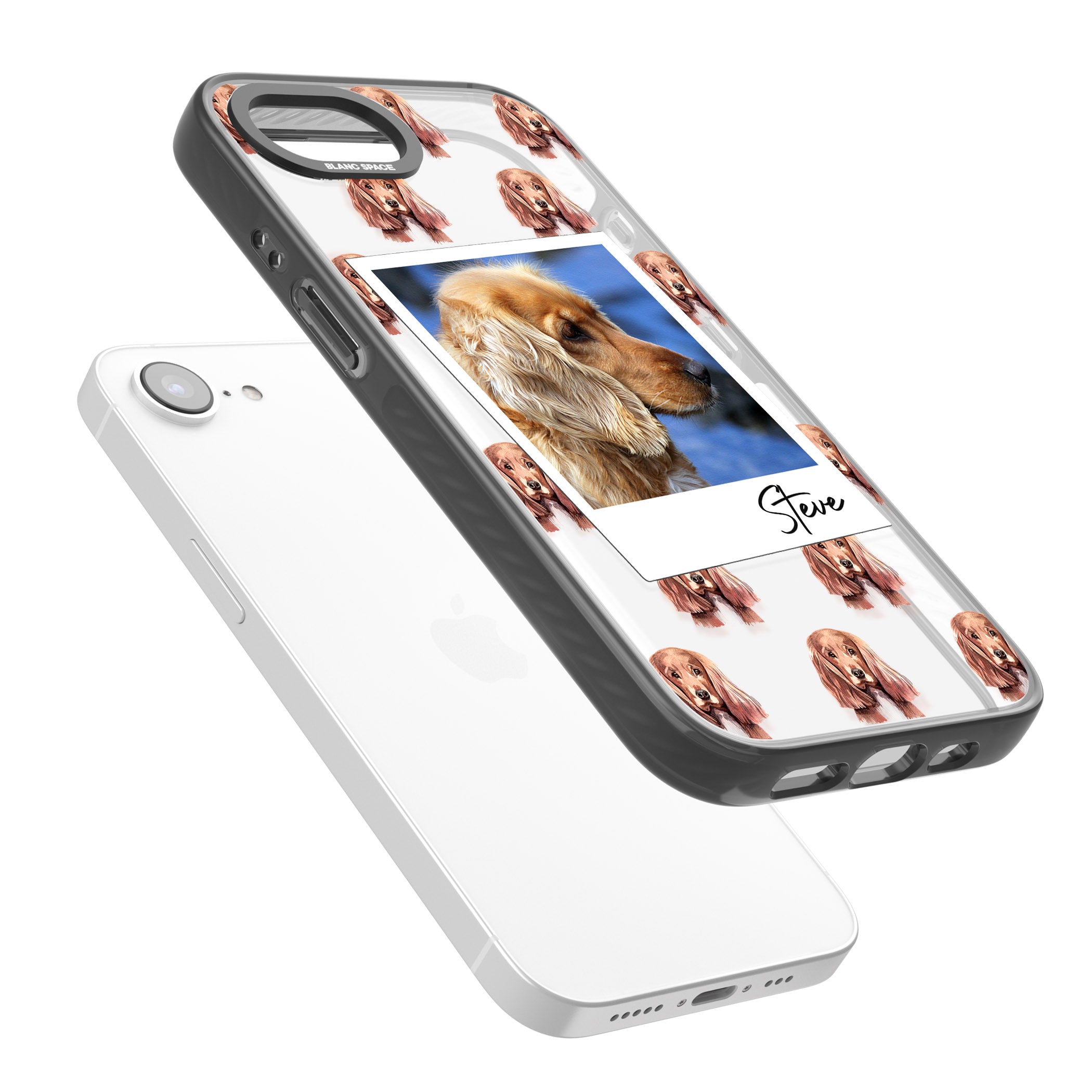 Personalised Cocker Spaniel Instant Camera Photo